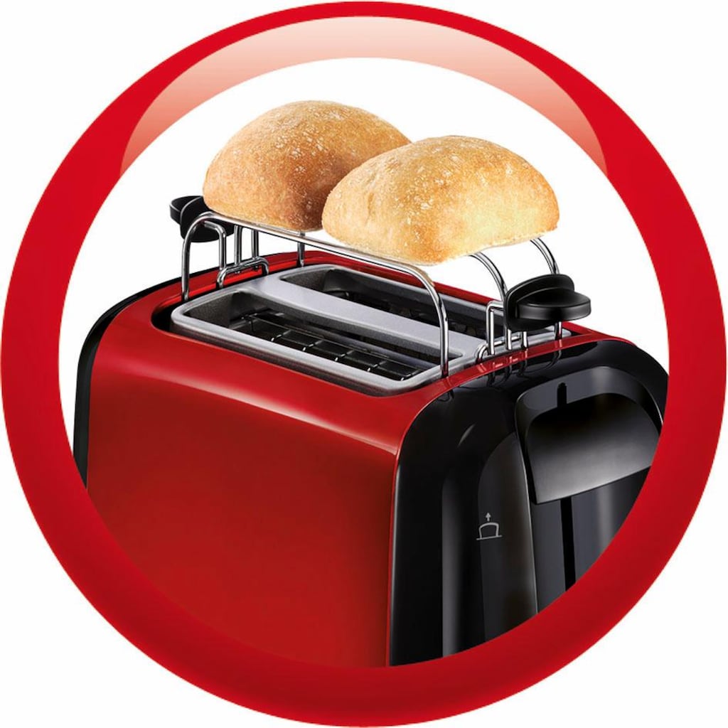 Moulinex Toaster »LT261D Subito«, 2 kurze Schlitze, für 2 Scheiben, 850 W, Anhebevorrichtung, 7 Bräunungsstufen, Krümelschublade