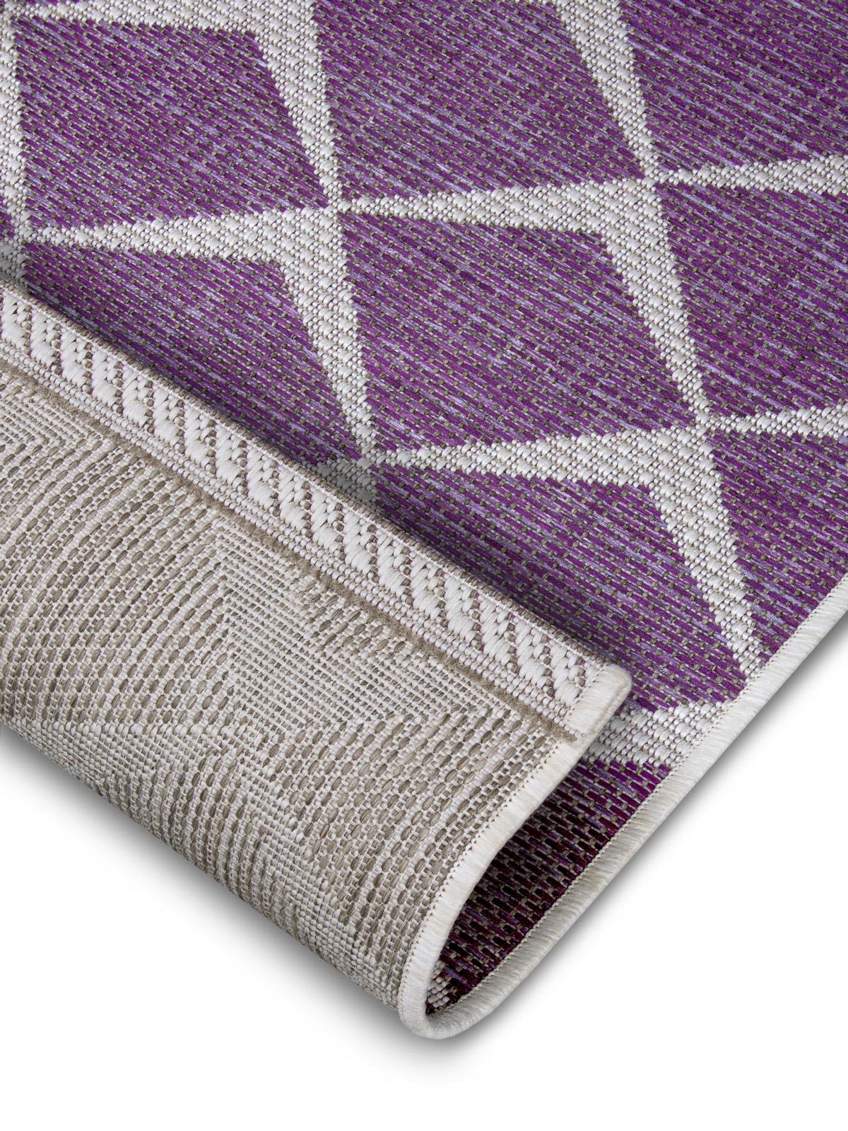 NORTHRUGS Läufer »Escala«, rechteckig, 4 mm Höhe, Flachgewebe Fischgrät Design, gekettelt, Robust, Pflegeleicht