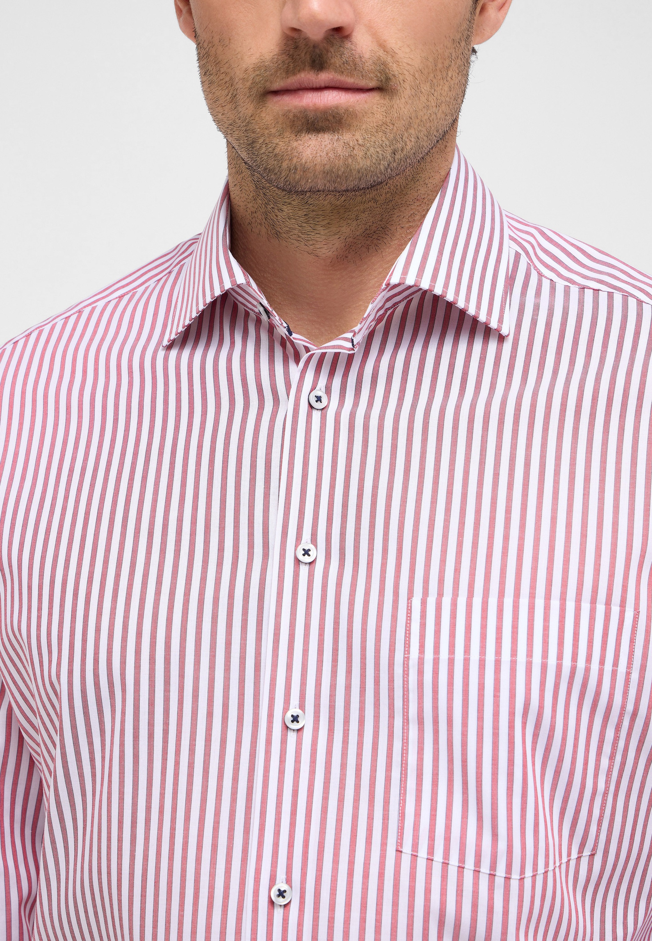Eterna Langarmhemd »MODERN FIT«, NON IRON (bügelfrei)