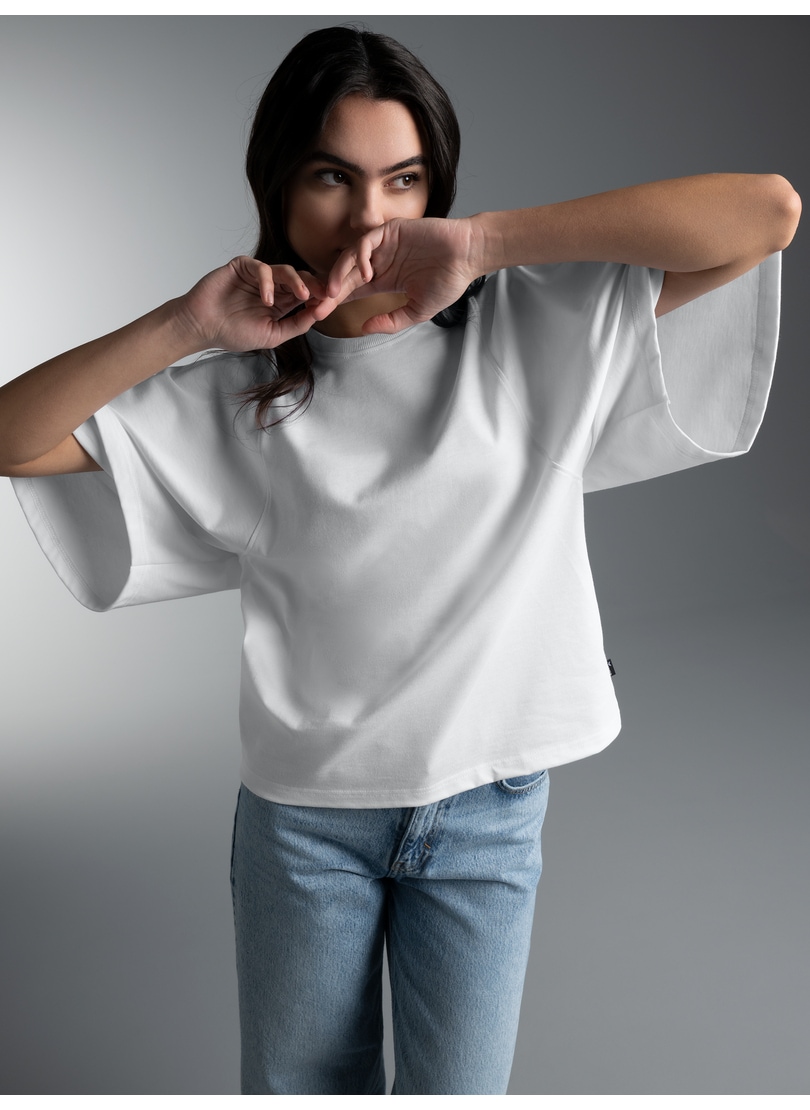 Trigema T-Shirt »TRIGEMA Oversized T-Shirt mit weiten Ärmeln« 1