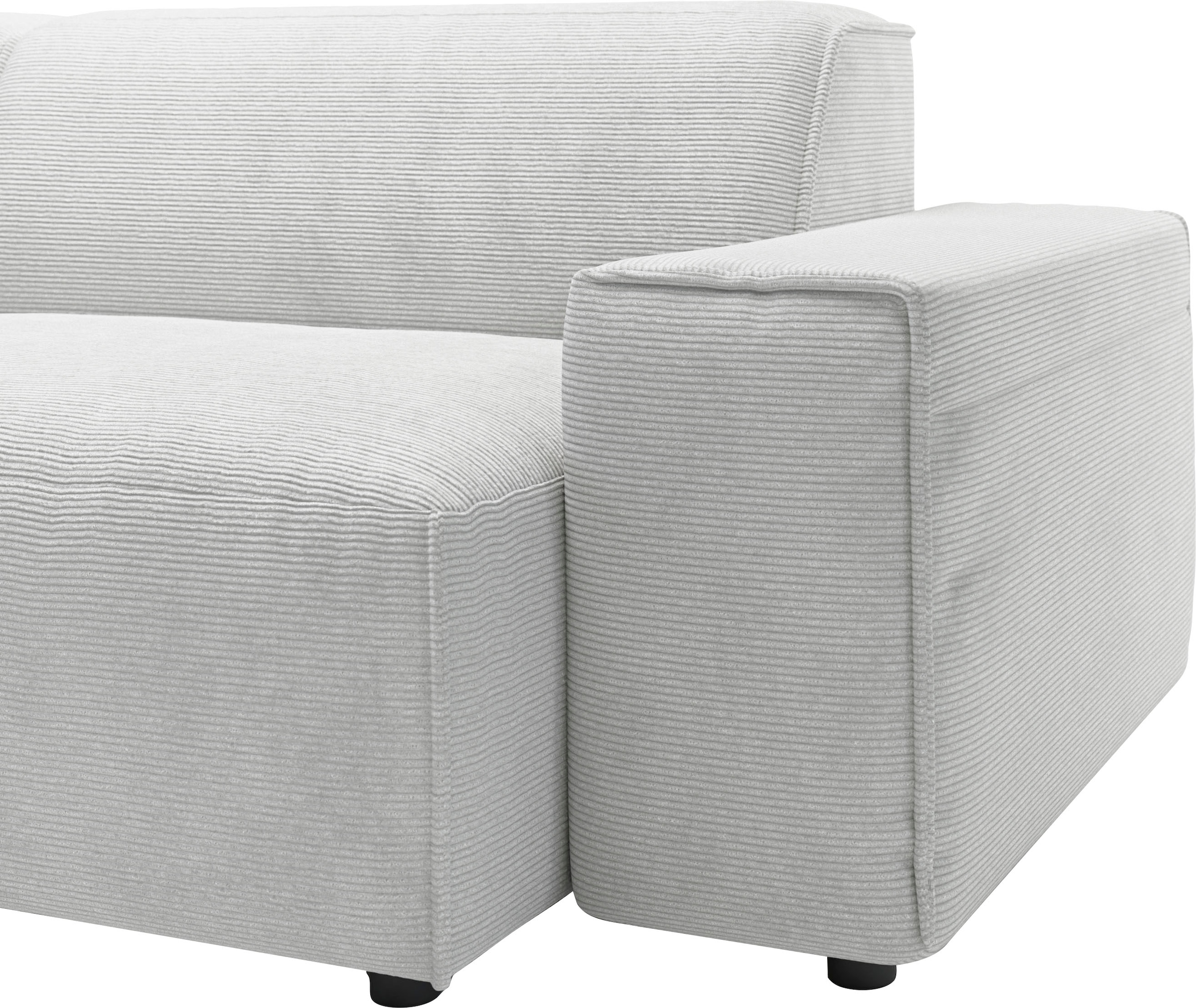 andas Big-Sofa »Glimminge  auch in Breitcord, Feincord + Easy care-Bezug,«, besondere Kedernähte Zierkissen