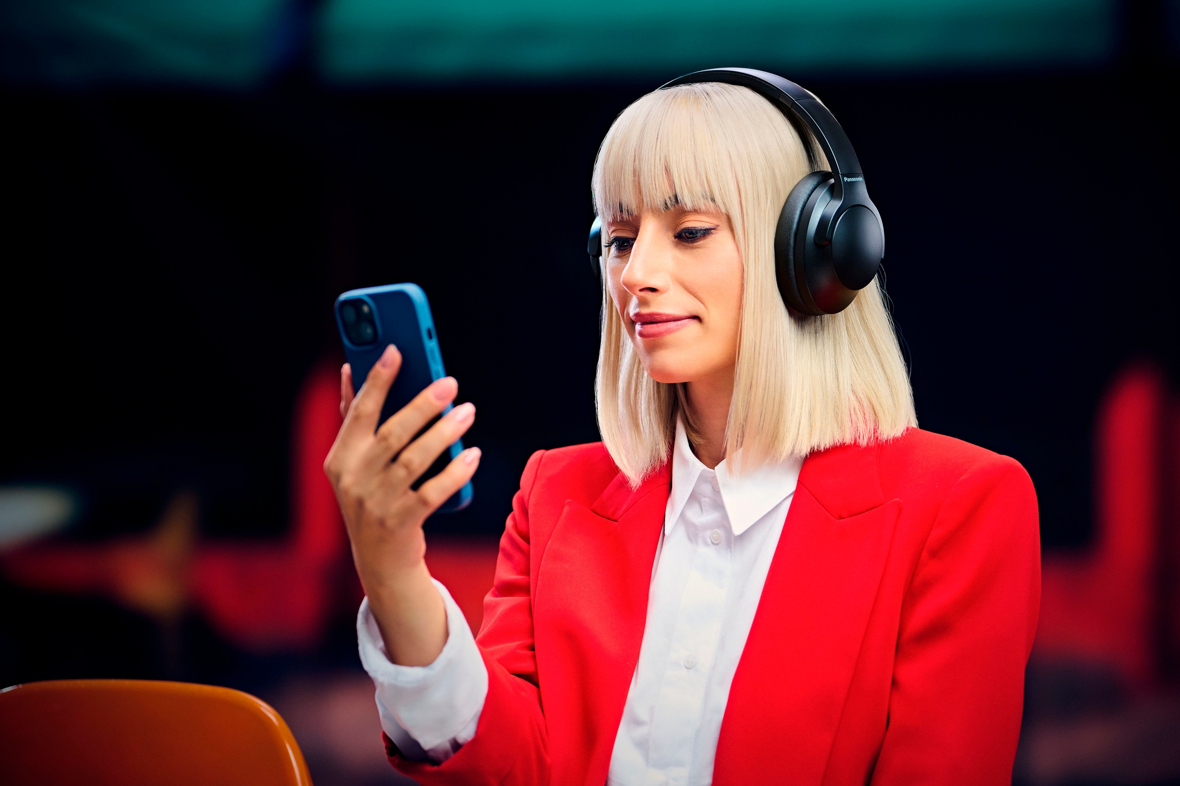 Panasonic Bluetooth-Kopfhörer »RB-HX330B«, A2DP Bluetooth-AVRCP Bluetooth-HFP-Bluetooth, Active Noise Cancelling (ANC)-Freisprechfunktion-Multi-Point-Verbindung-Sprachsteuerung-kompatibel mit Siri