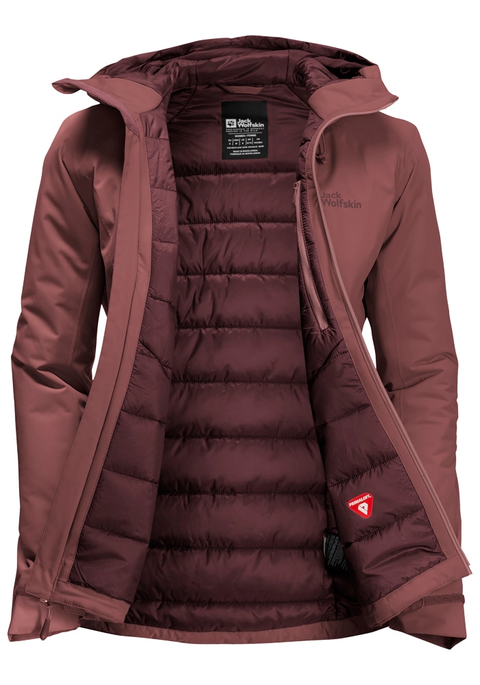 Jack Wolfskin Outdoorjacke »WISPER INS JKT W«, mit Kapuze