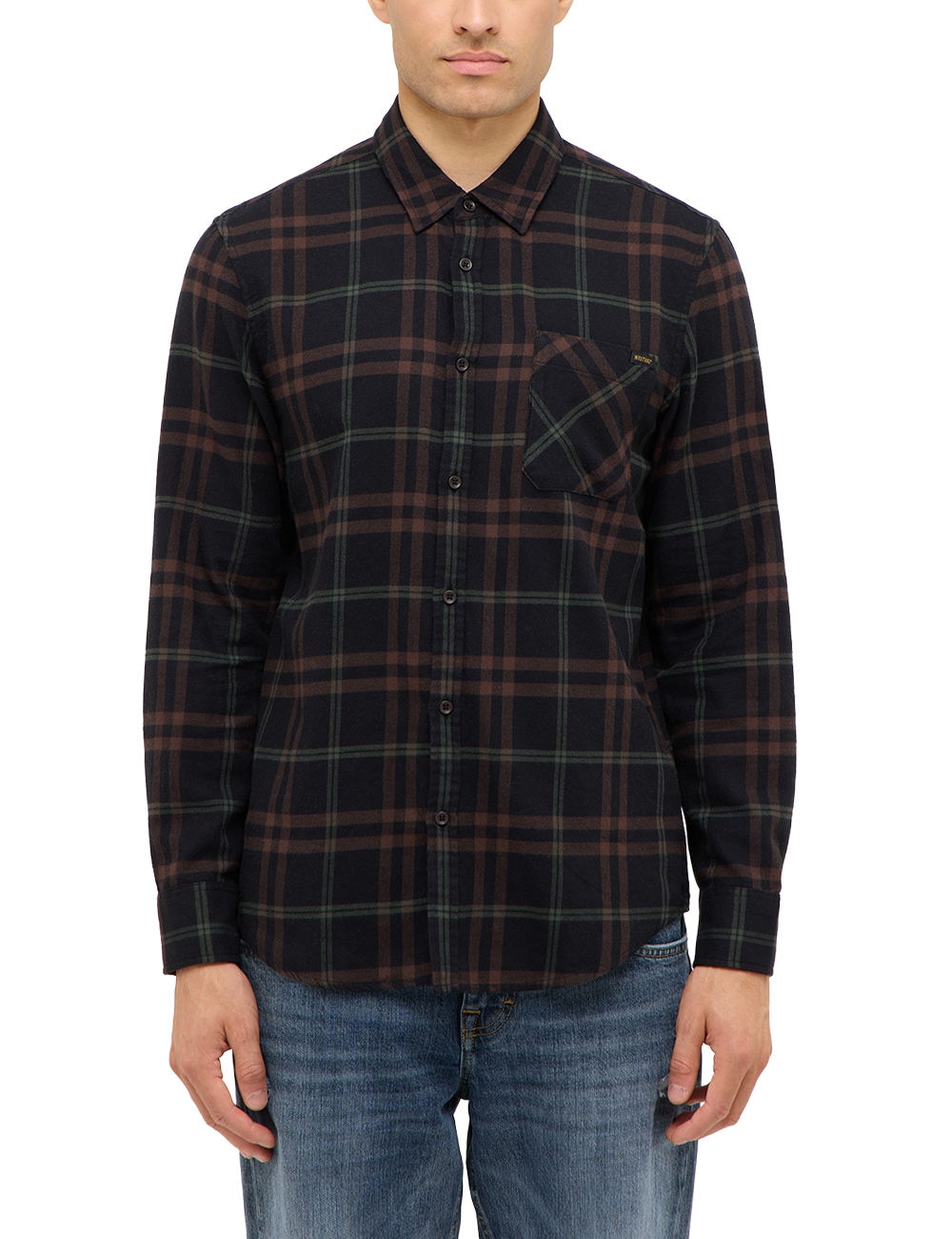 MUSTANG Langarmhemd »Herren Style Eastbridge«