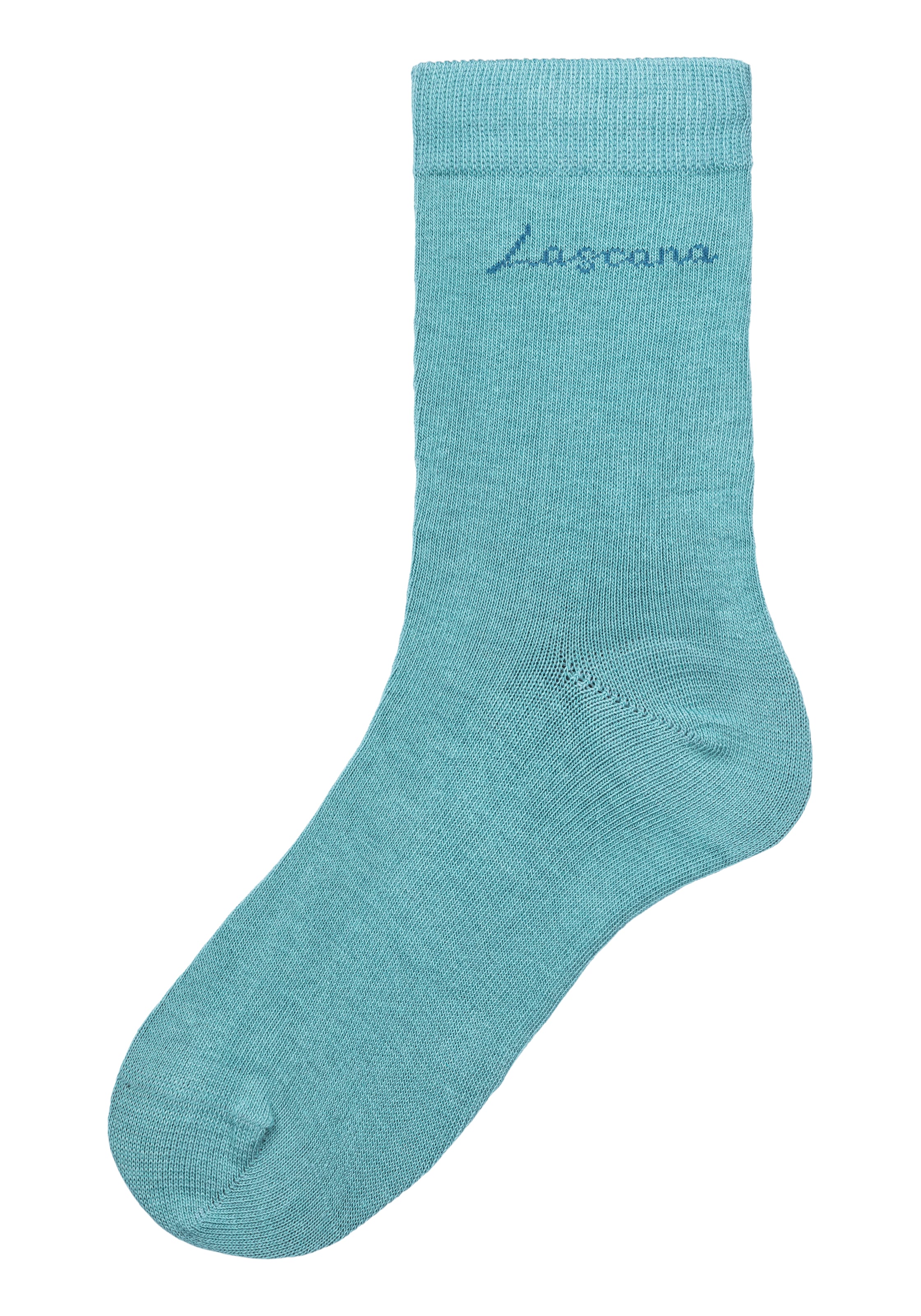 LASCANA Basicsocken, (Box, 4 Paar), in ansprechender Geschenkbox