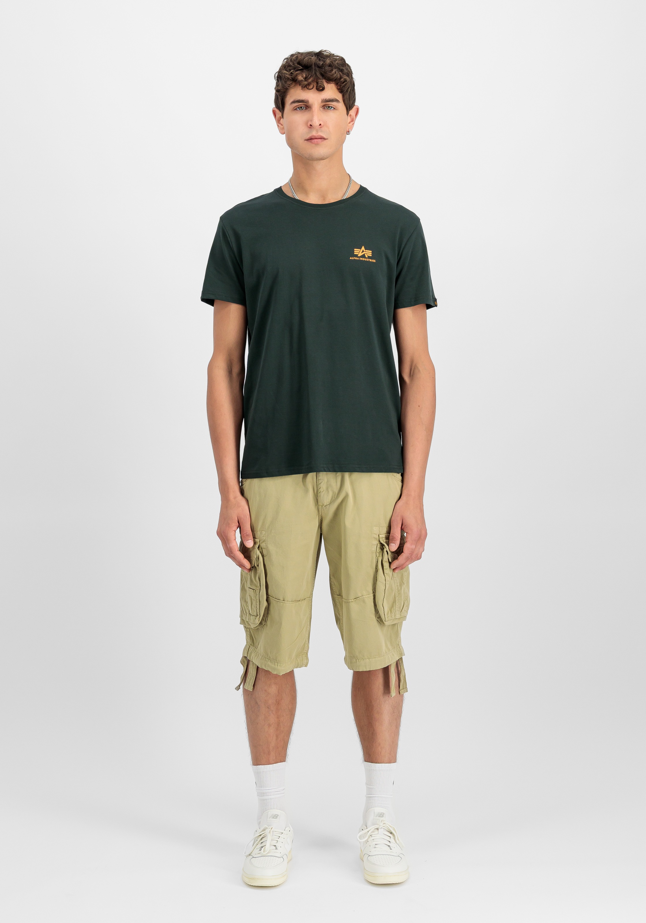 Alpha Industries Rundhalsshirt »BASIC T SMALL LOGO« Baumwolle, regular fit