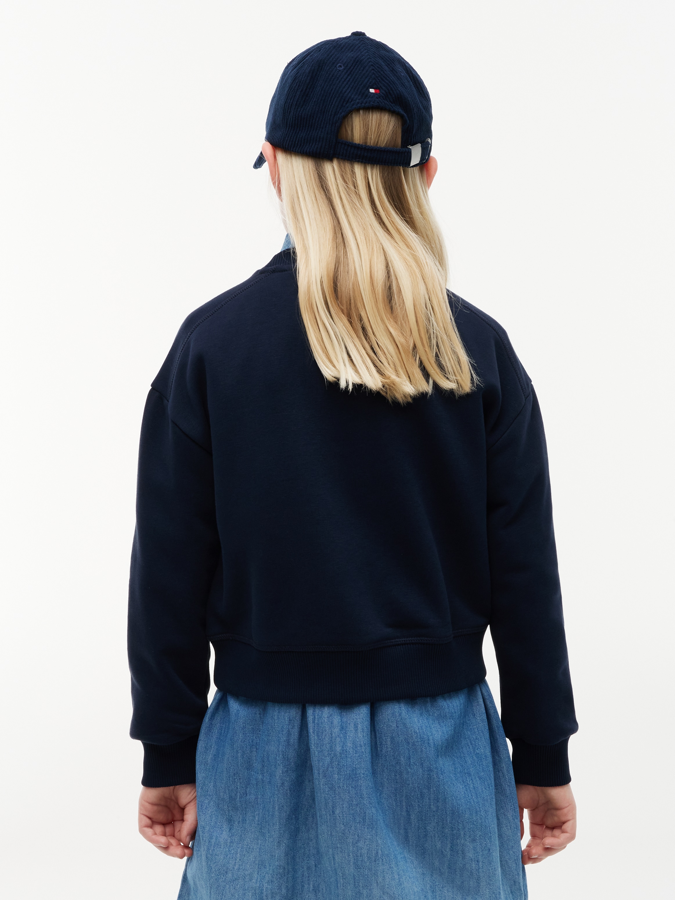 Tommy Hilfiger Sweatshirt »TOMMY SCRIPT PRINTED SWEATSHIRT«, Rundhalsausschnitt, Regular Fit, Kinder bis 16 Jahre
