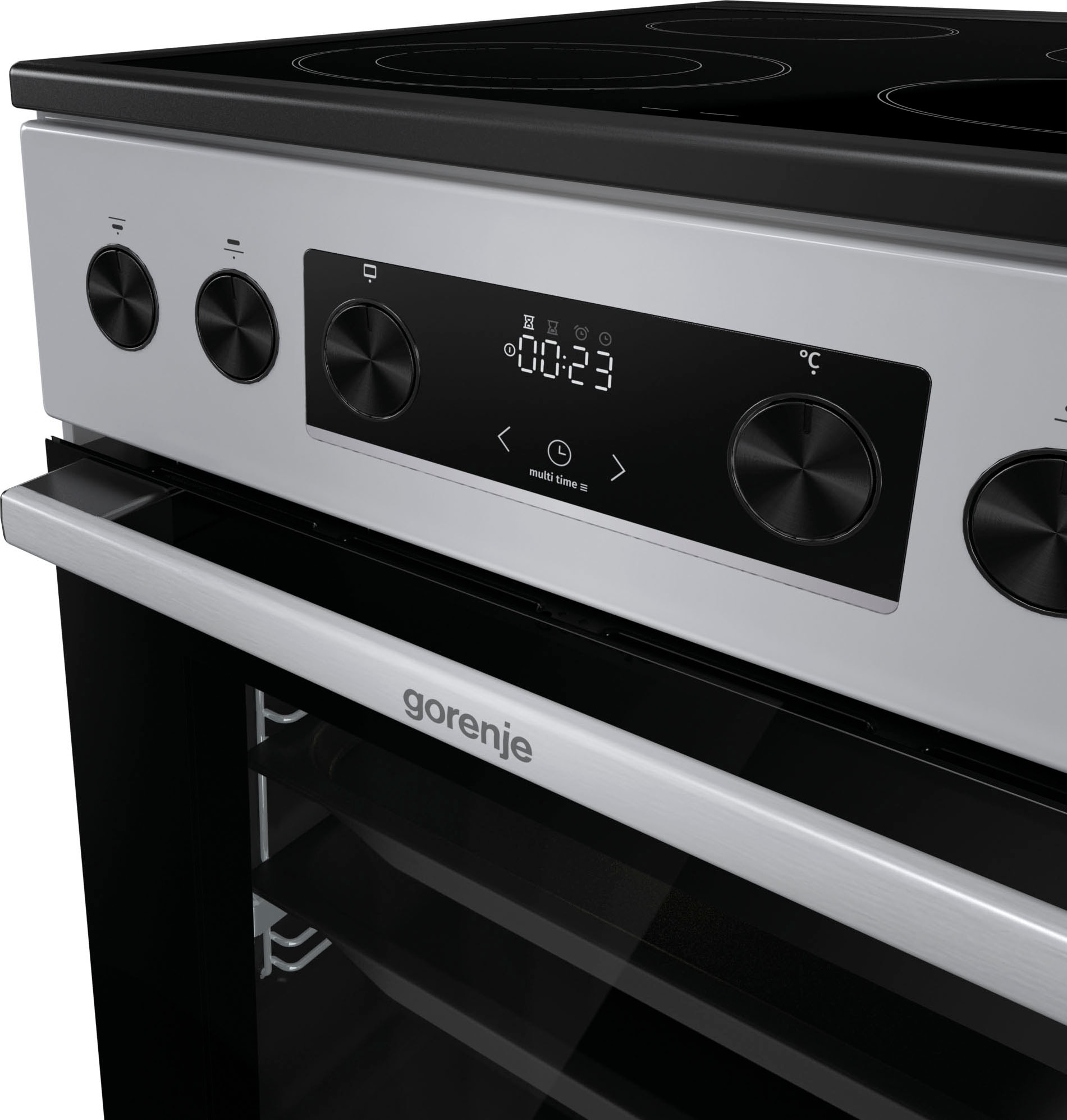 GORENJE Elektro-Standherd »GECS5C70SPAOT«, Aqua Clean, Knusprig genießen – ganz ohne Extra-Kalorien - dank AirFry-Funktion