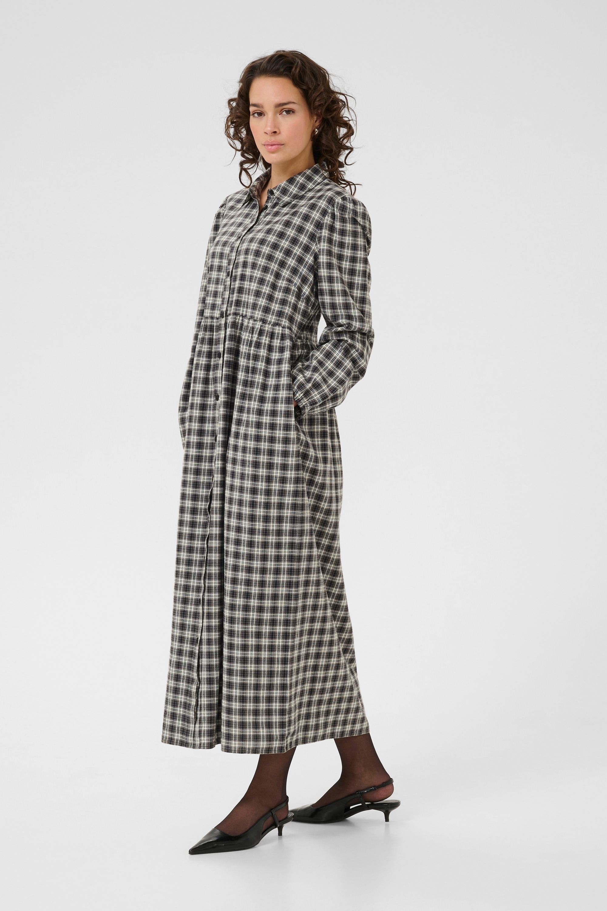 KAFFE Midikleid »Kleid KAelna«