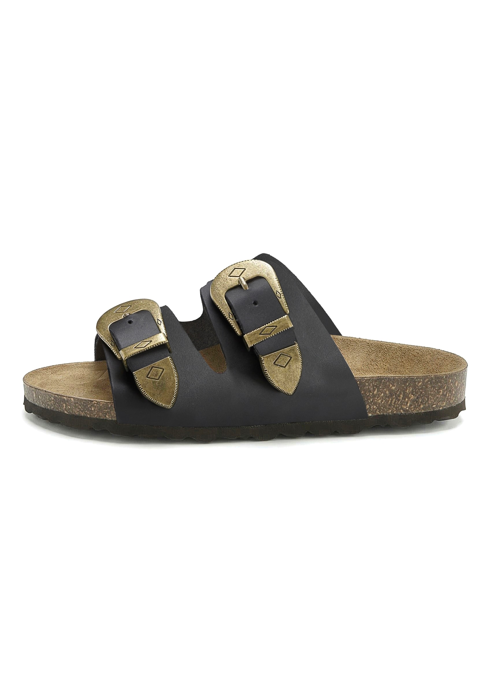 French Connection Pantolette »Mule, Sandale, offener Schuh, Sommerschuhe, Sandale, Lederpantolette«  NEU aus hochwertigem Leder mit weichem Korkfußbett