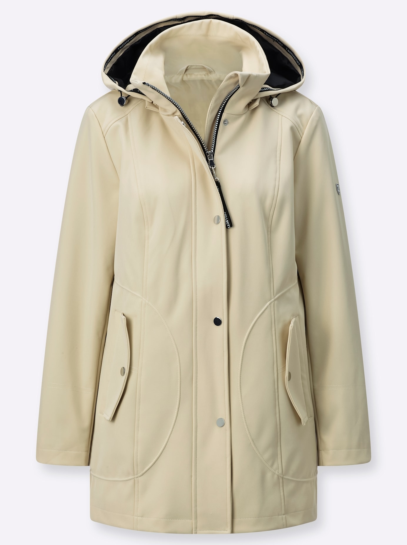 Casual Looks Softshelljacke, mit Kapuze