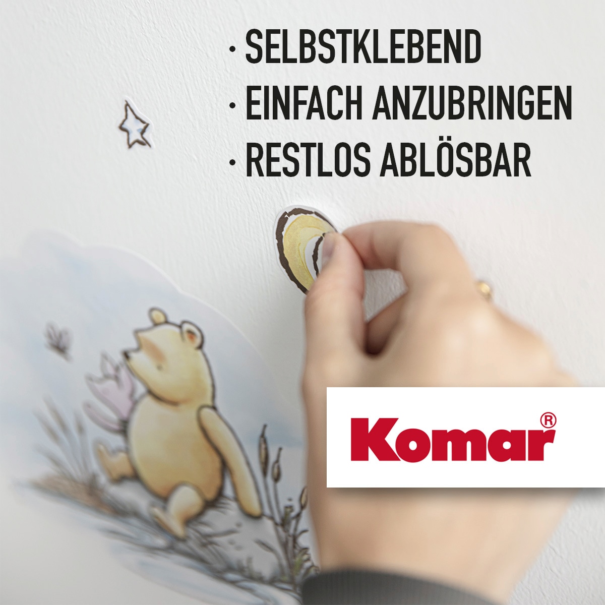 Komar Wandtattoo »Deadpool Lovepool - Größe 50 x 70 cm«, (17 St.), selbstklebend, Wandsticker, Kinderzimmer
