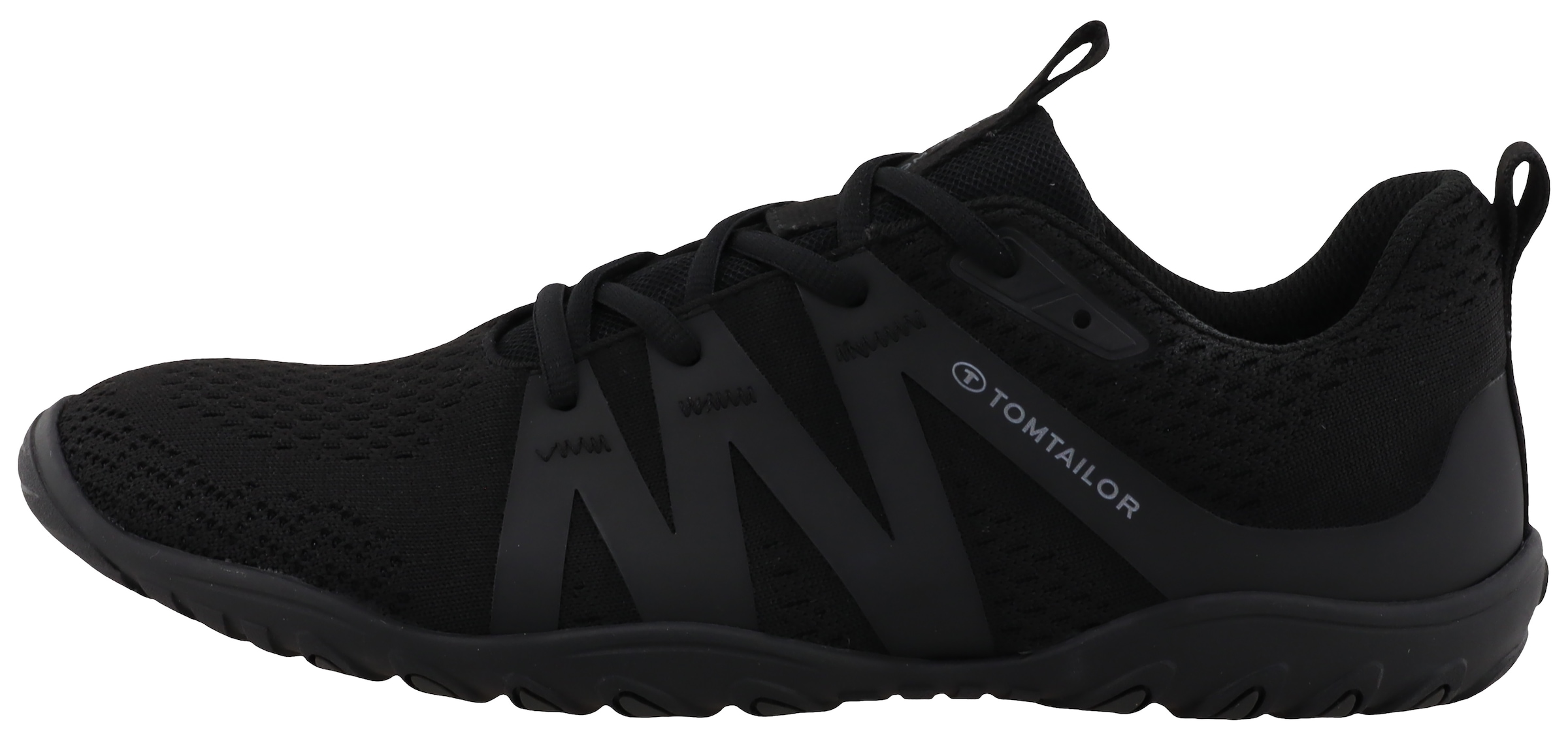 TOM TAILOR Sneaker, Freizeitschuh, Halbschuh, Schnürschuh mit Logoschriftzug