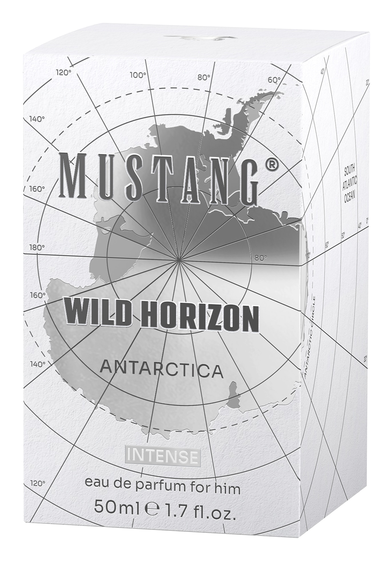 MUSTANG Eau de Parfum »Wild Horizon Antarctica« mit flüssiger Textur, 50 ml Inhalt