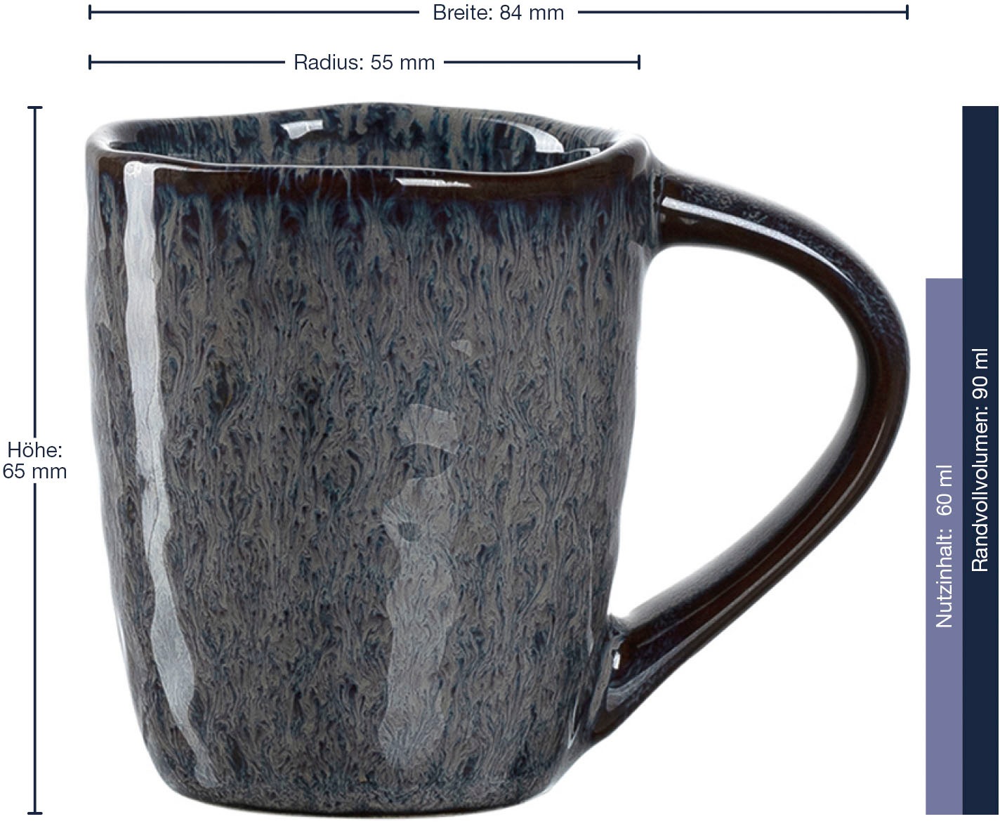 LEONARDO Espressotasse »MATERA« 90 ml, 4-teilig