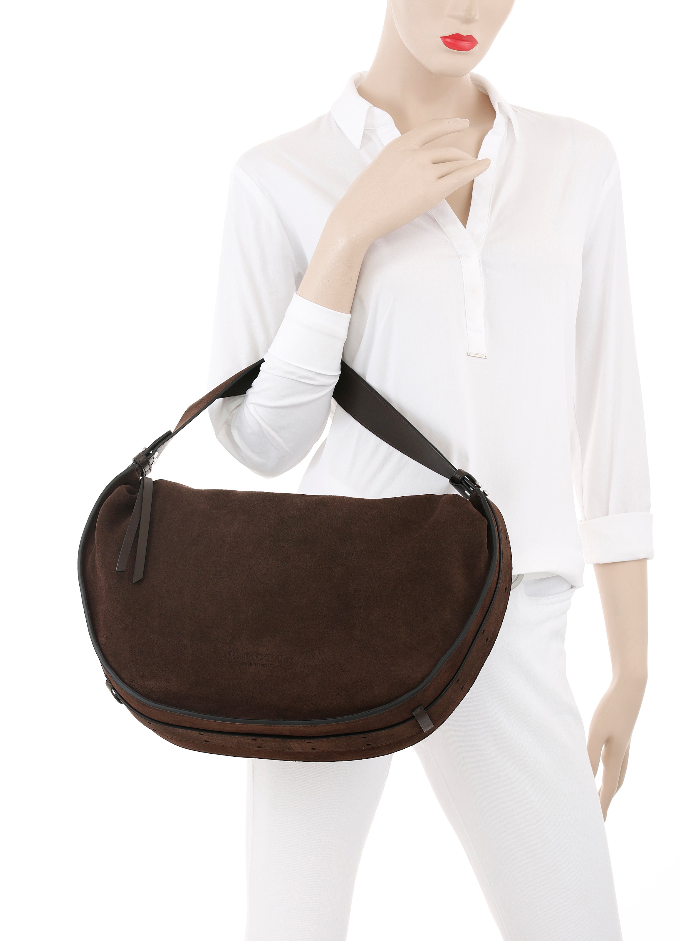 Marc O'Polo Accessories Hobo »Aamu« Beuteltasche, Damen Handtasche, Umhängetasche, Schultertasche