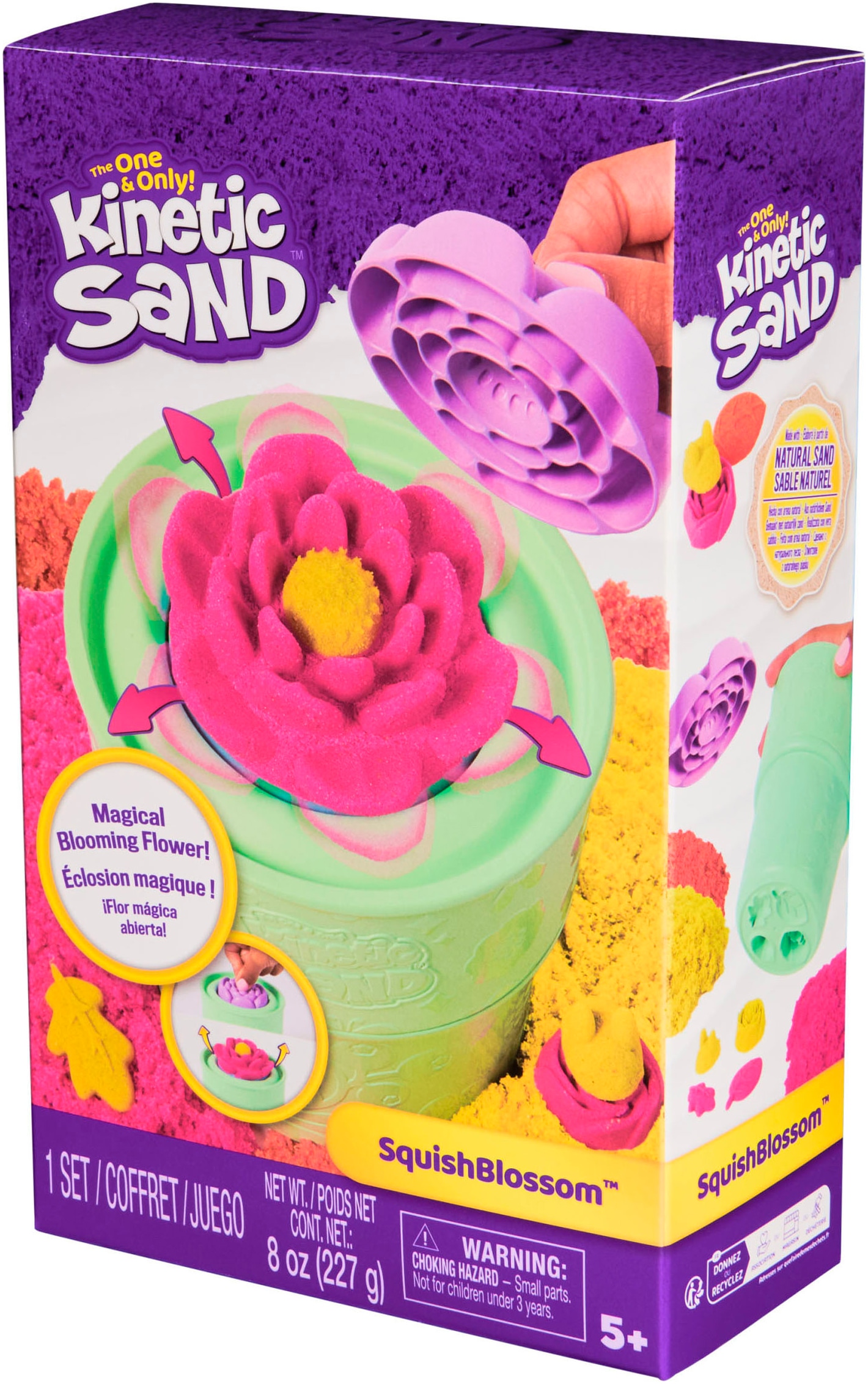 Spin Master Kreativset »Kinetic Sand - Squish Blumen Set«