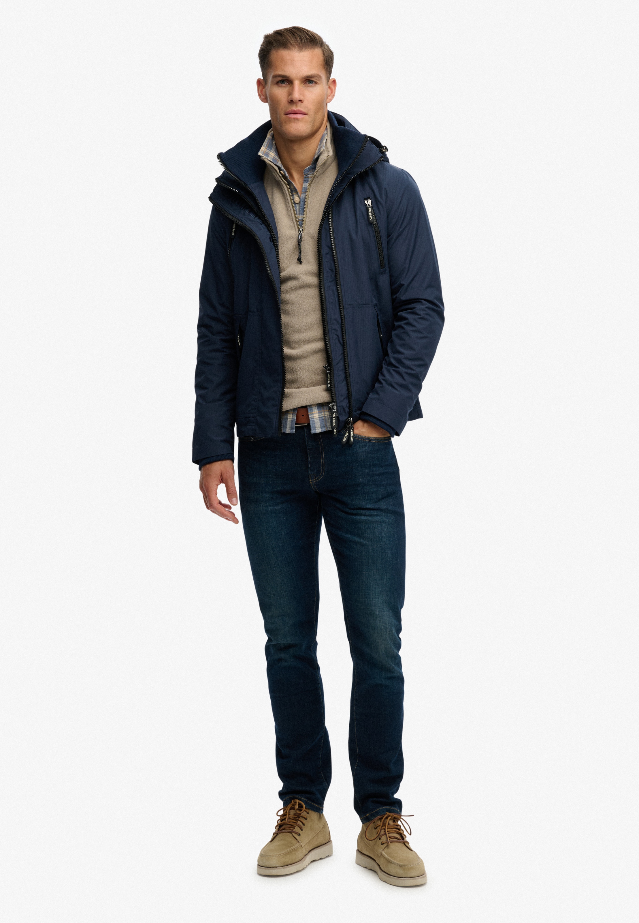 Superdry Windbreaker »HOODED MTN WINDBREAKER JACKET« mit Kapuze