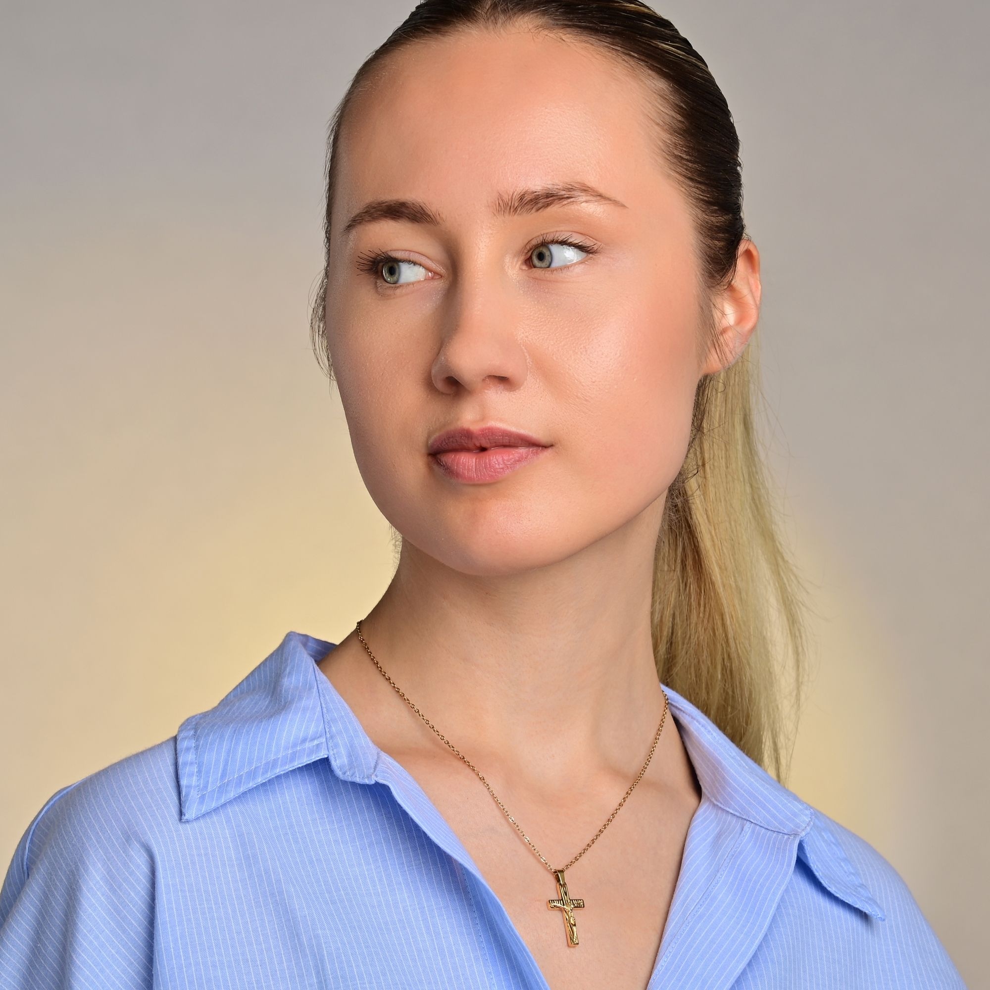 Adelia´s Kette ohne Anhänger »Unisex Halskette mit Anhänger ¿ Kreuz aus Edelstahl«
