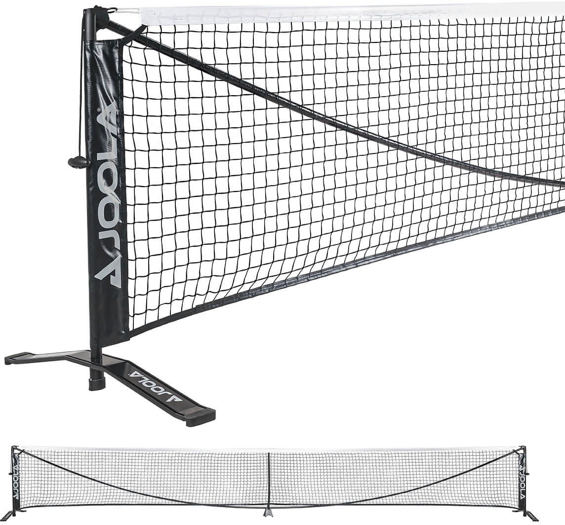 Joola Pickleballnetz »Symmetry Pickleball Net«, (Packung, 12 St.), mit Stahlrahmen, PPVC-Netz, Outdoor / Out-/ Indoor, inkl. Tragetasche