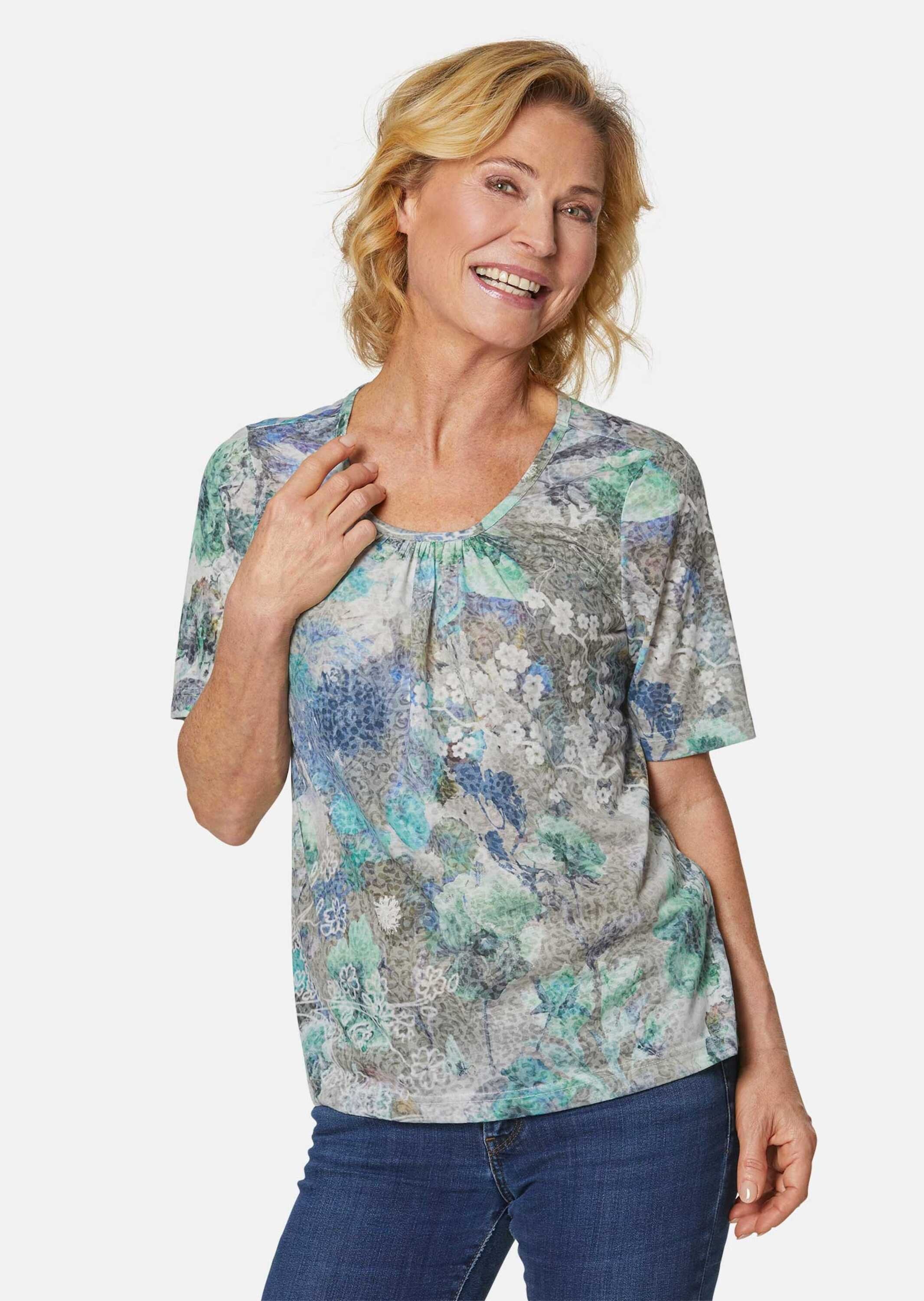 GOLDNER Print-Shirt »Faszinierendes Ausbrenner-Shirt«