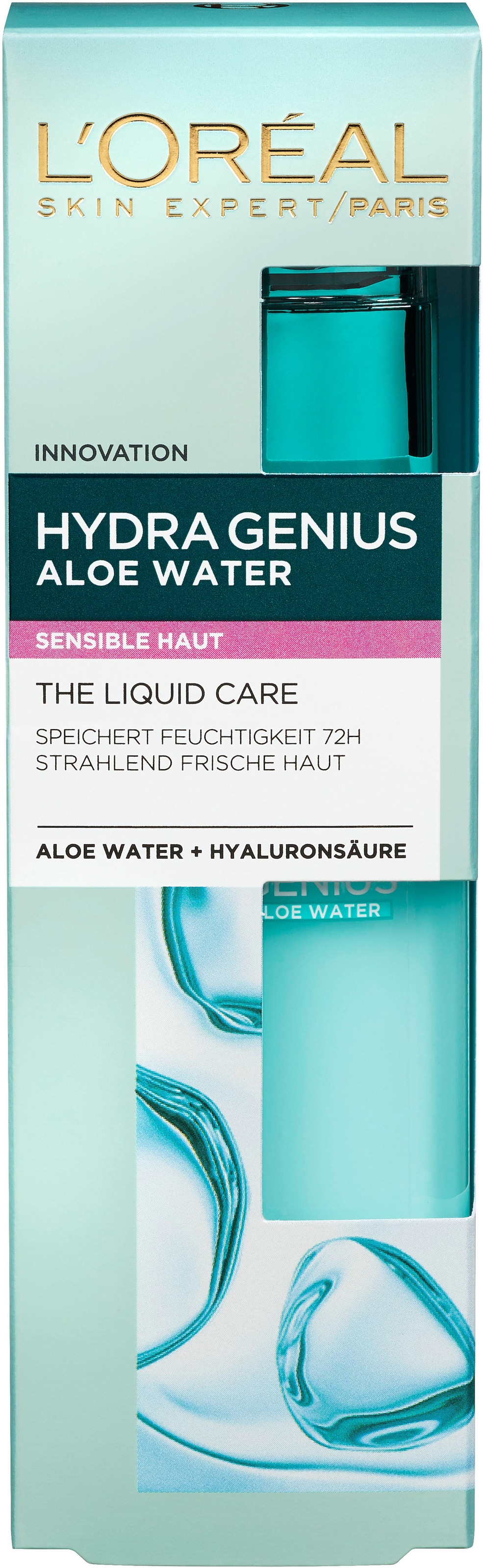 L'ORÉAL PARIS Gesichtsfluid »Hydra Genius Aloe Aqua«, für sensible Haut