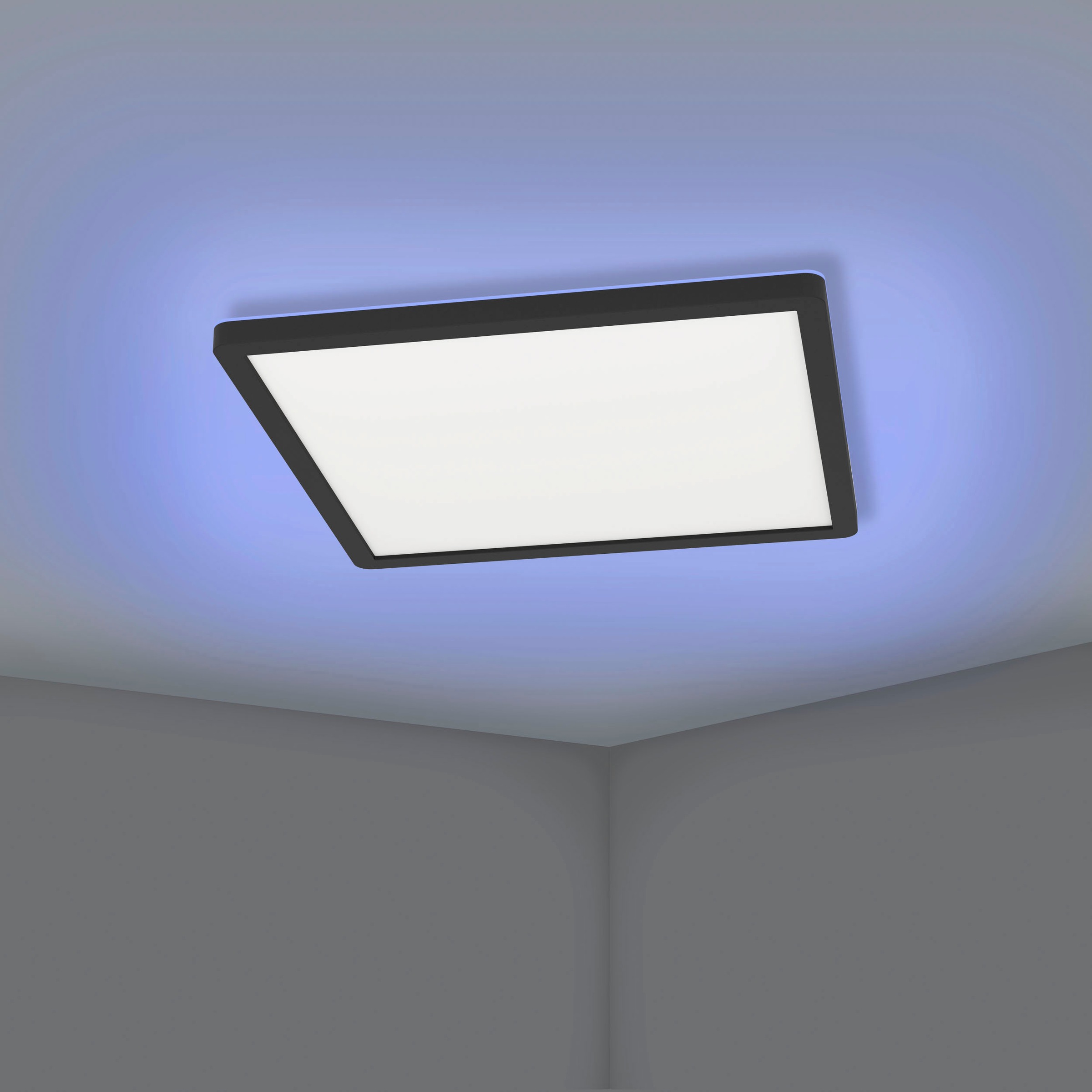 - in 14,6 EGLO / schwarz Kunststoff Watt LED-Deckenleuchte online integriert inkl. kaufen OTTO »ROVITO-Z« fest bei LED aus