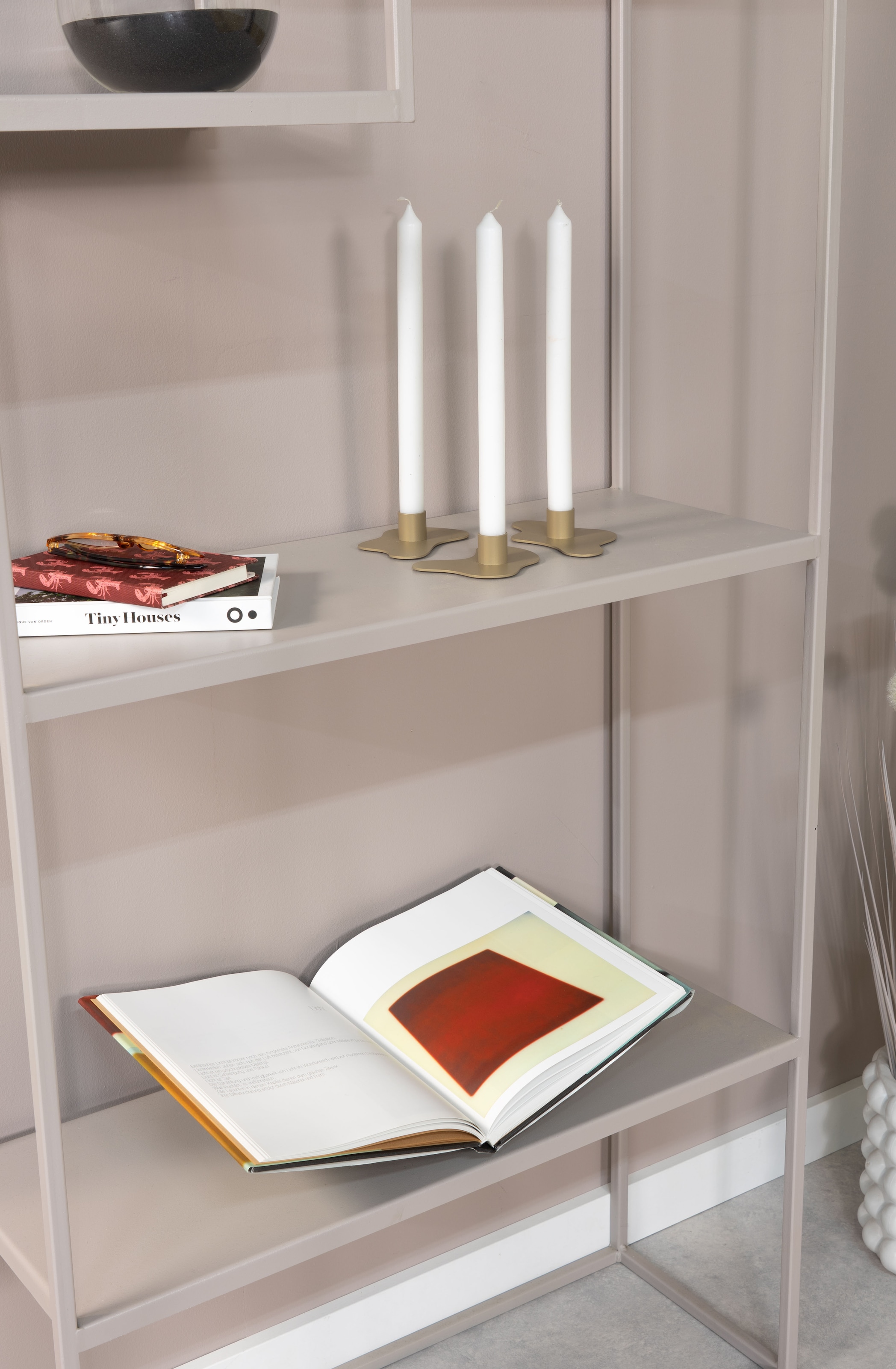 Spinder Design Buchstütze »ATALANTA« Moderner Buchständer aus pulverbeschichtetem Stahl