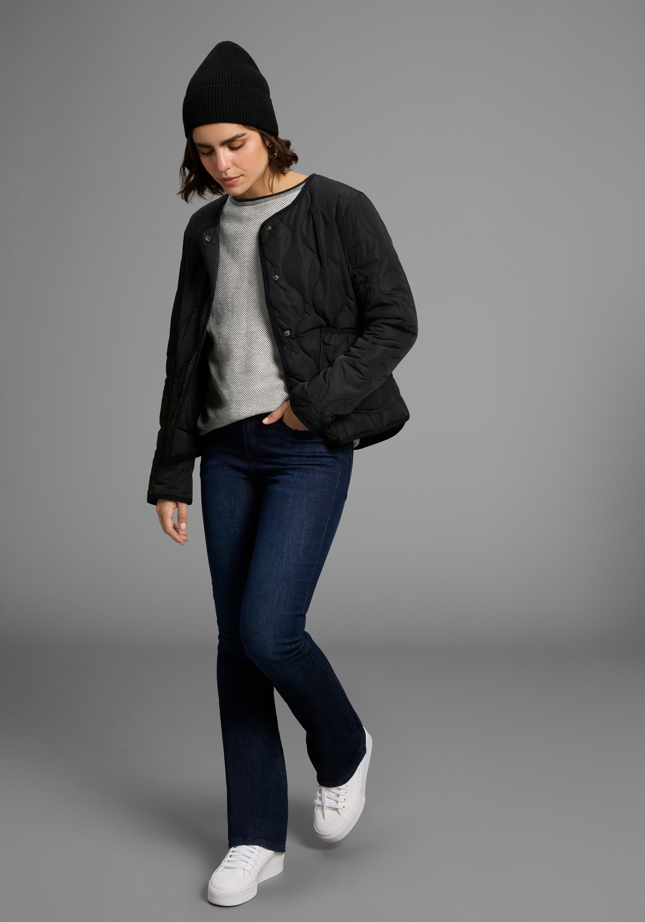 Laura Scott Steppjacke, ohne Kapuze, Leichte Übergangsjacke, mit modischem Steppmuster