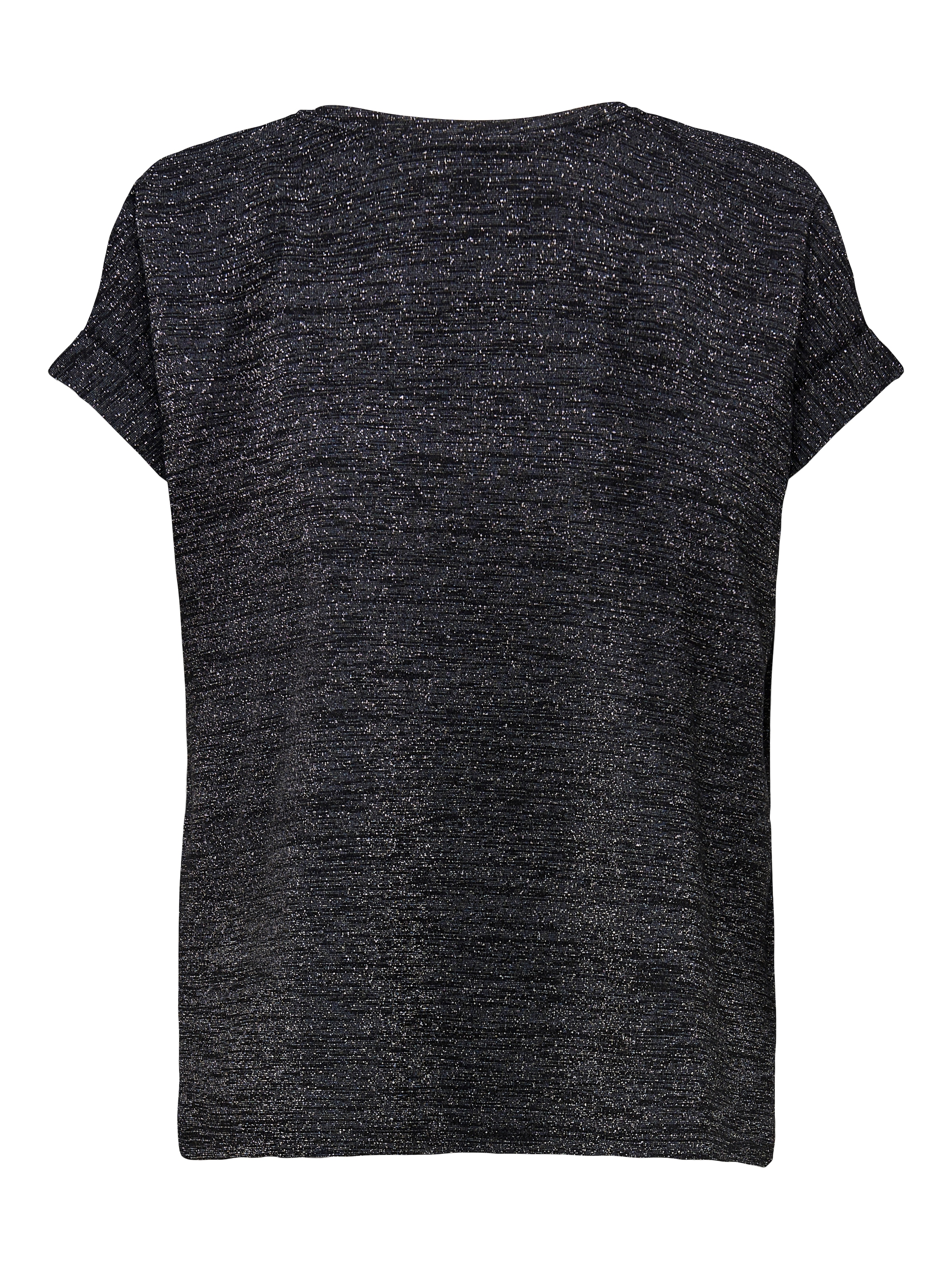 ONLY Kurzarmshirt »ONLMOSTER GLITTER S/S TOP NOOS JRS« mit Glitzerdetail