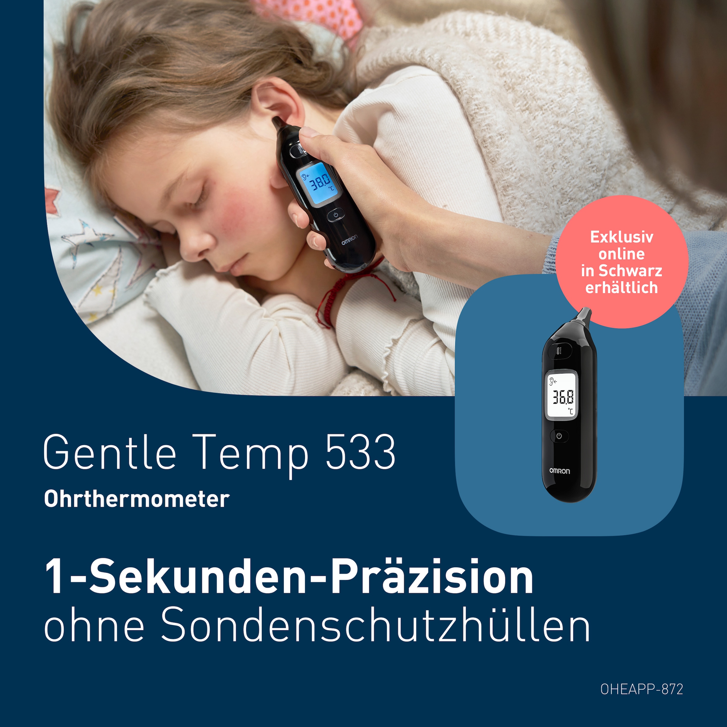 Omron Ohr-Fieberthermometer »Gentle Temp 533«