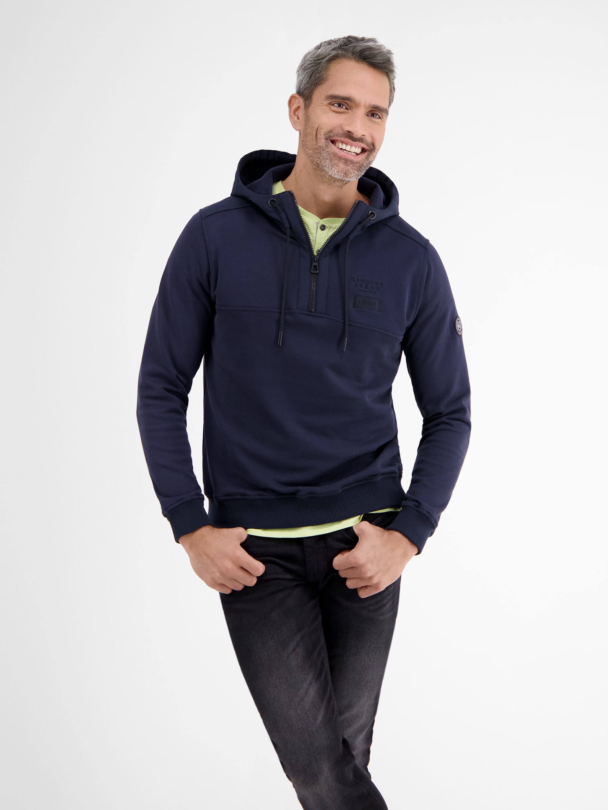 Lerros Sweatshirt »LERROS Troyer-Hoodie«