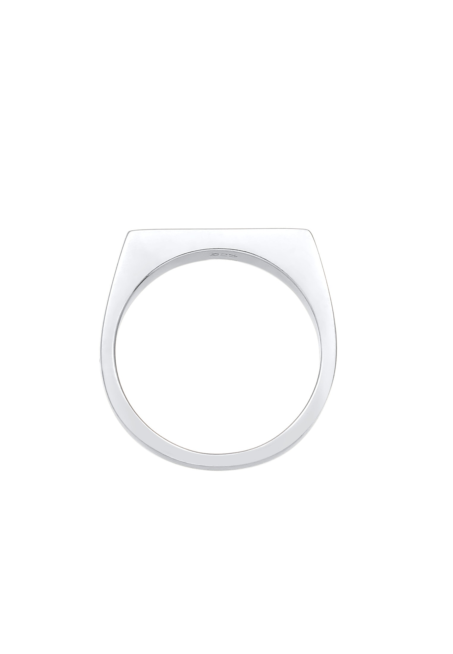 Elli Siegelring »Ring Siegelring Pinky Ring Eckig Geo Design 925 Silber«