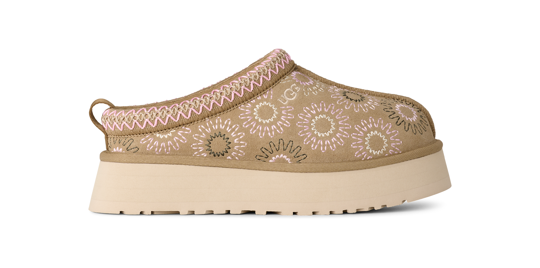 UGG Clog »TAZZ SUN STITCH«  Schlupfschuh, Mule mit Anziehlasche
