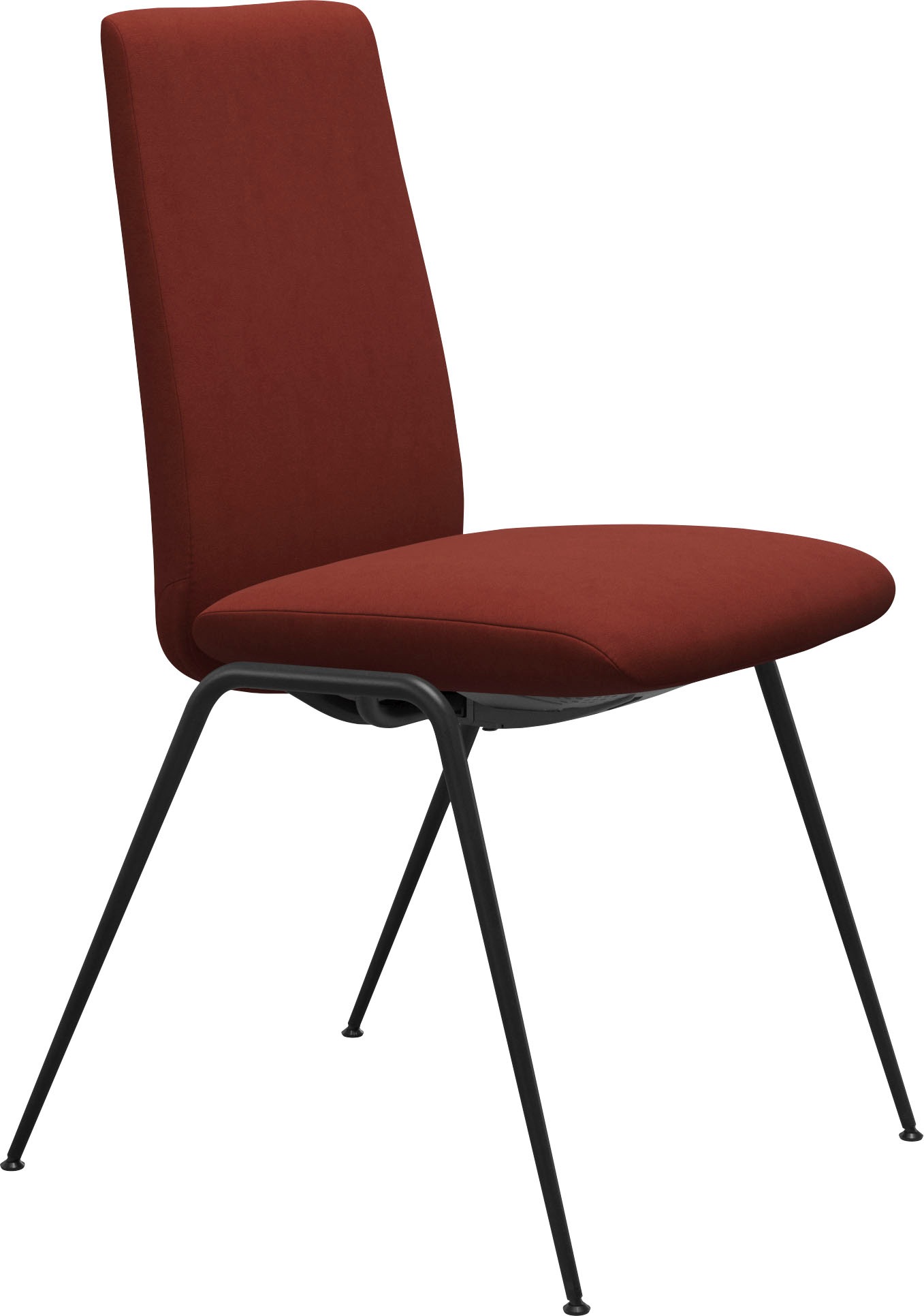 Stressless® Polsterstuhl »Laurel«, Microfaser DINAMICA, Low Back, Größe M, mit Beinen aus Stahl in Schwarz matt