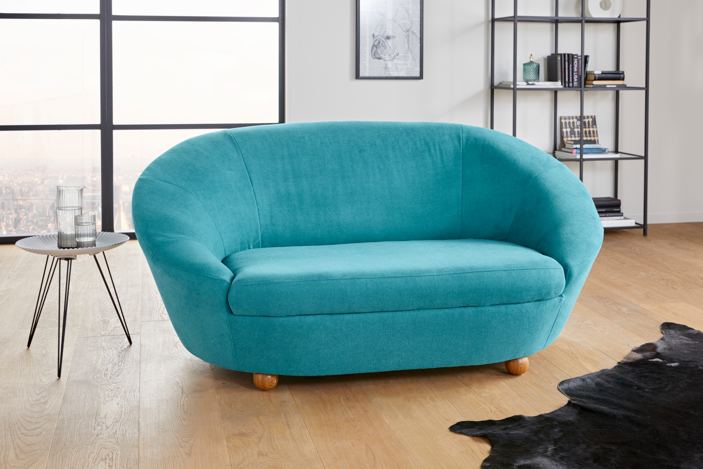 LOOKS by Wolfgang Joop Sofa »LooksIV« Rundsofa, in vielen frischen Farben wählbar