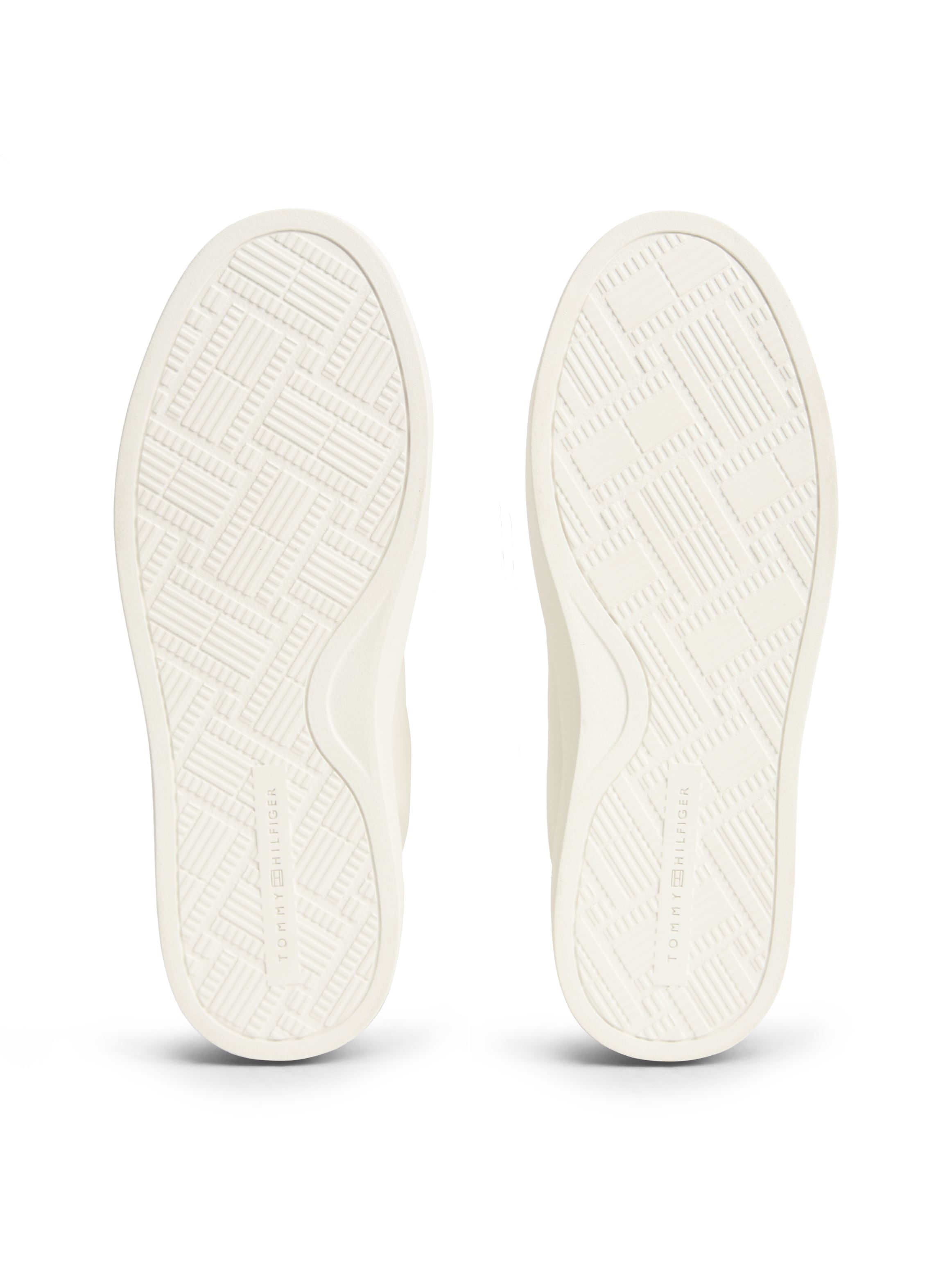 Tommy Hilfiger Plateausneaker »TH CHIC SNEAKER«  Freizeitschuh, Halbschuh, Schnürschuh mit Ziernähten