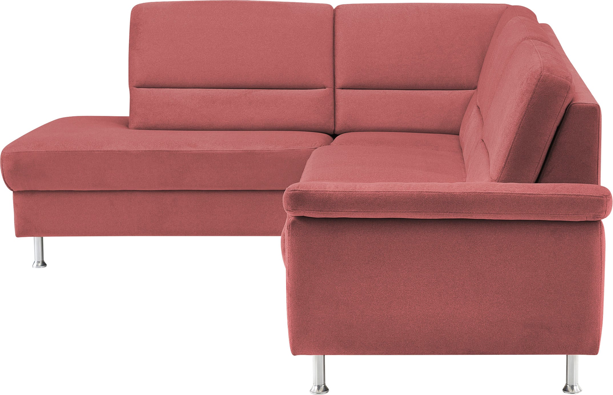 CALIZZA INTERIORS Ecksofa »Onyx L-Form«, Ottomane links oder rechts, wahlweise mit Bettfunktion, Breite 257 cm
