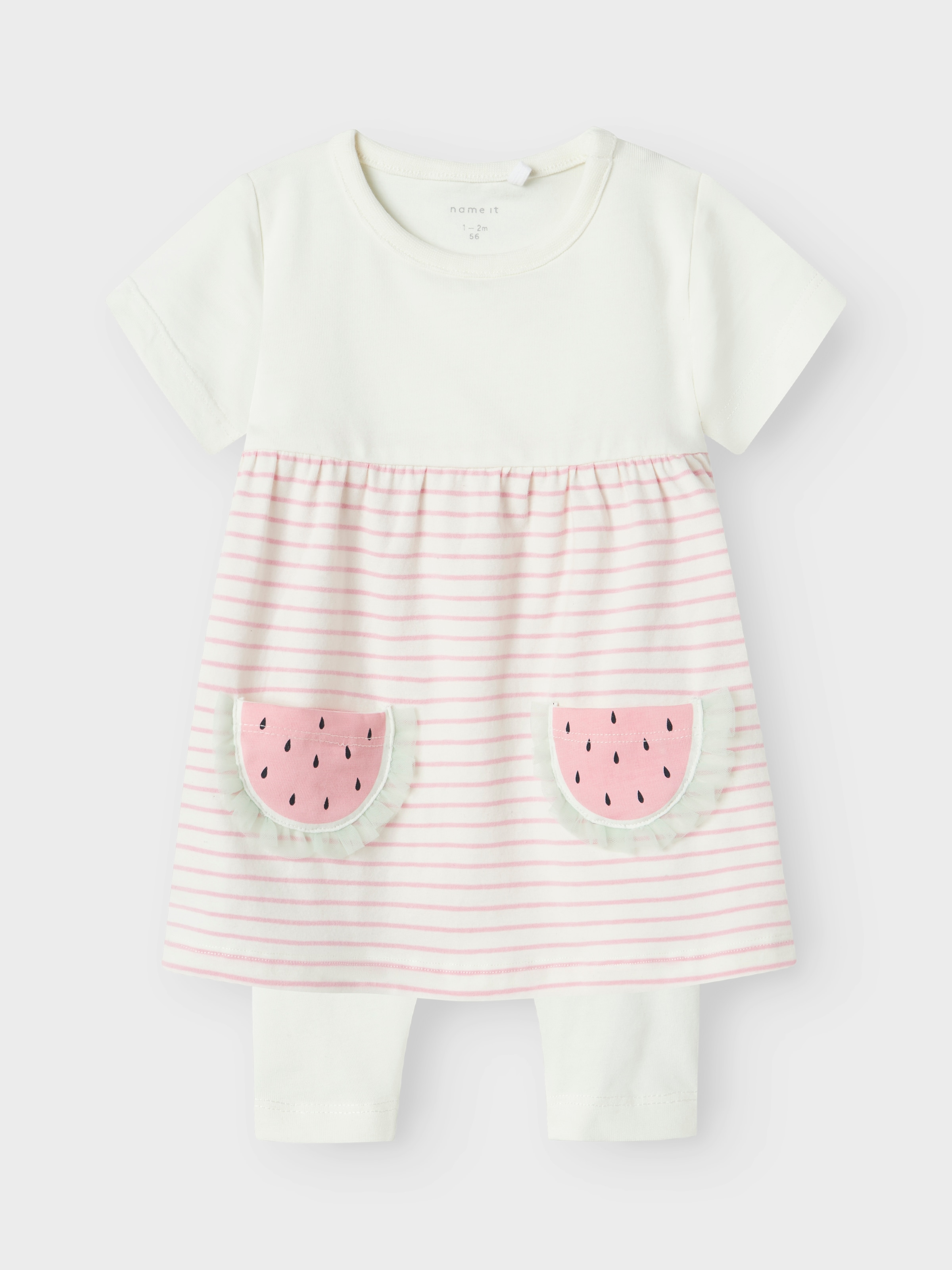 Name It Hausanzug »NBFJABELLE SS DRESS SET«, (Set, 2 tlg.)
