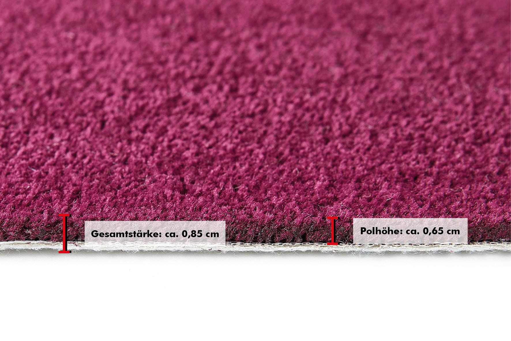 Andiamo Teppichboden 400 cm, rechteckig, Ines«, im & strapazierfähig Breite »Kräuselvelours Online-Shop Farben, OTTO pflegeleicht Uni