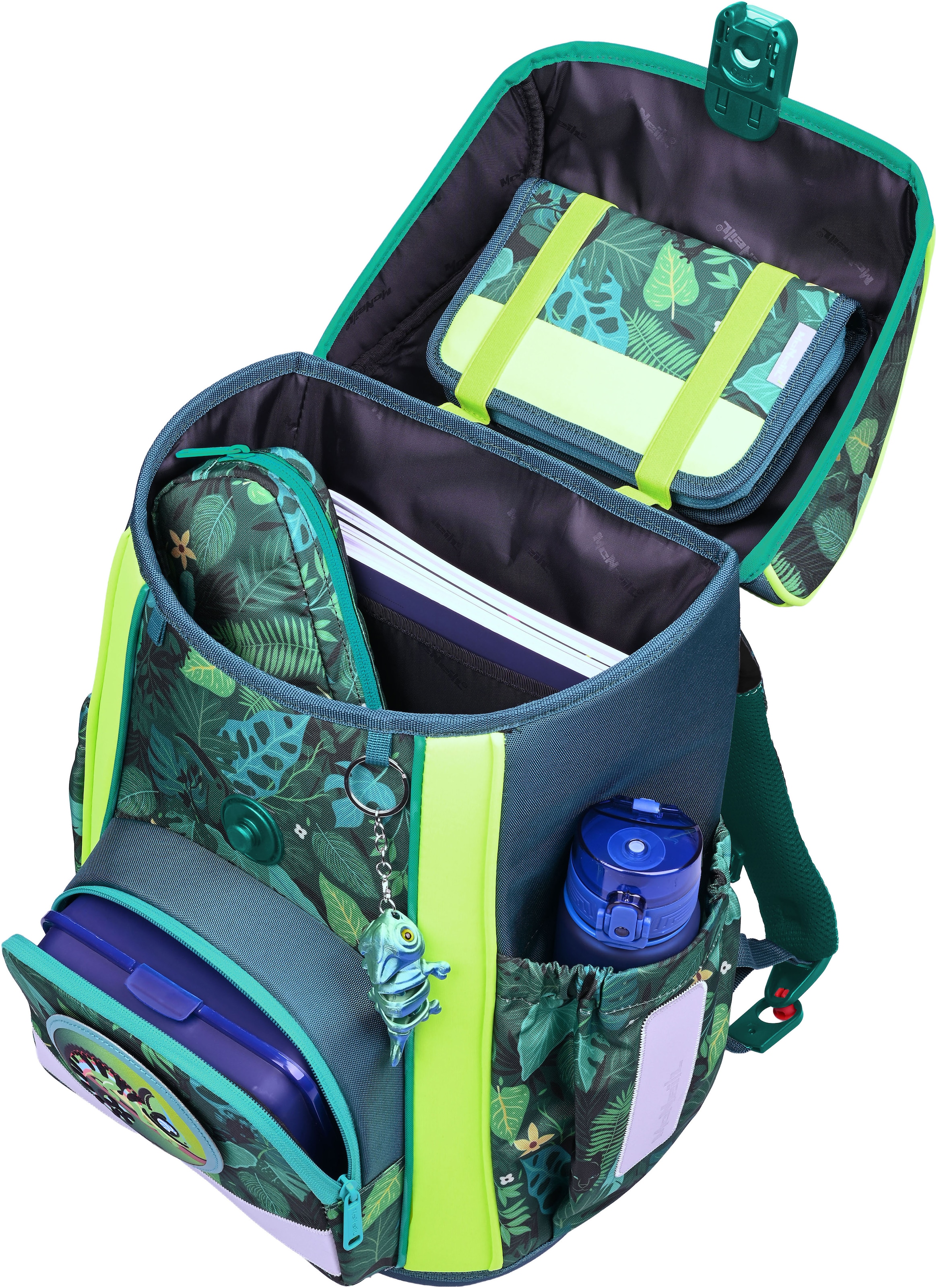 McNeill Schulranzen »Bravo, inkl. Etui, Turnbeutel,« Reflektierende Streifen auf den Schultergurten;Retroreflektierende Flächen