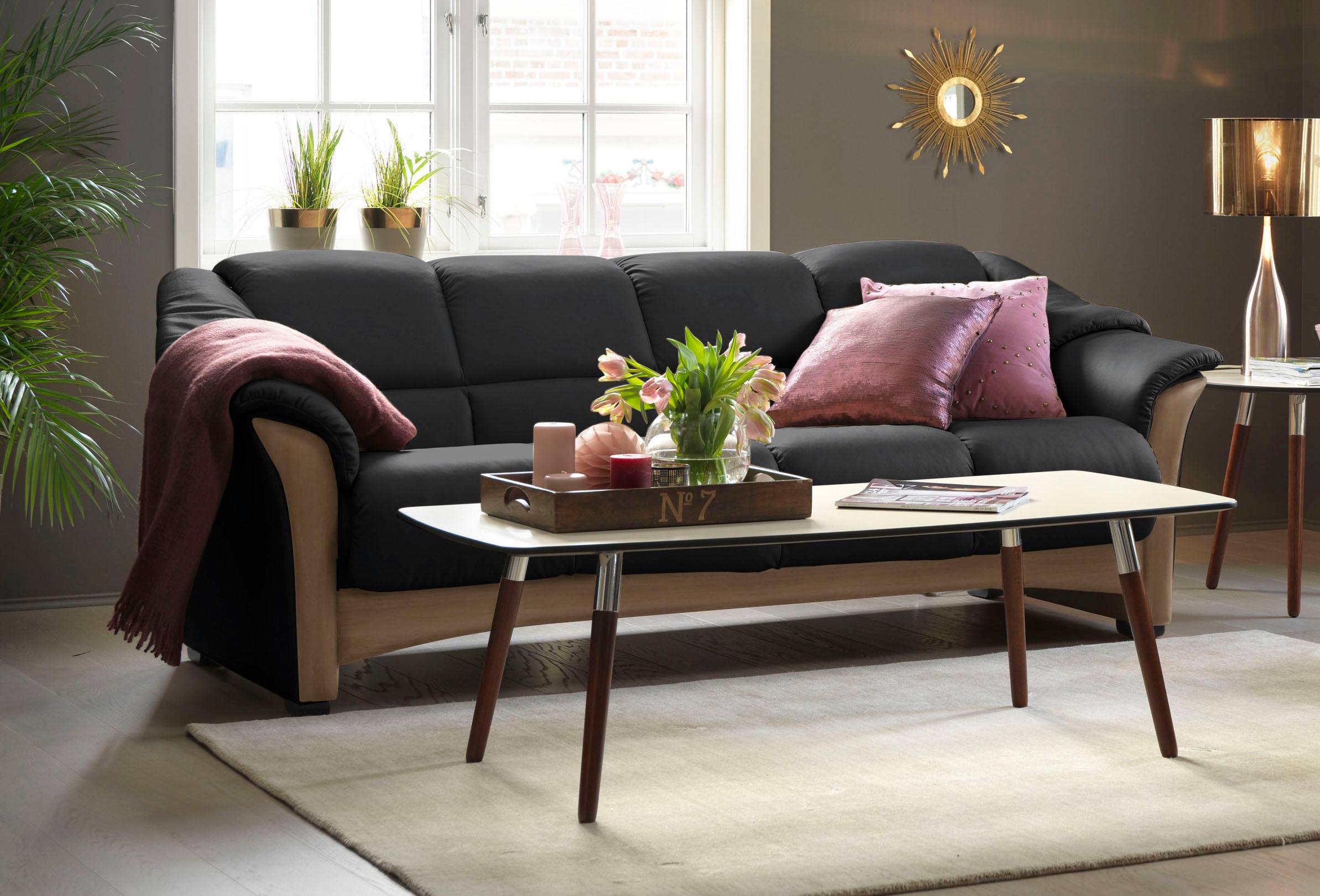 Stressless® 3-Sitzer »Oslo«, Gestell Eiche