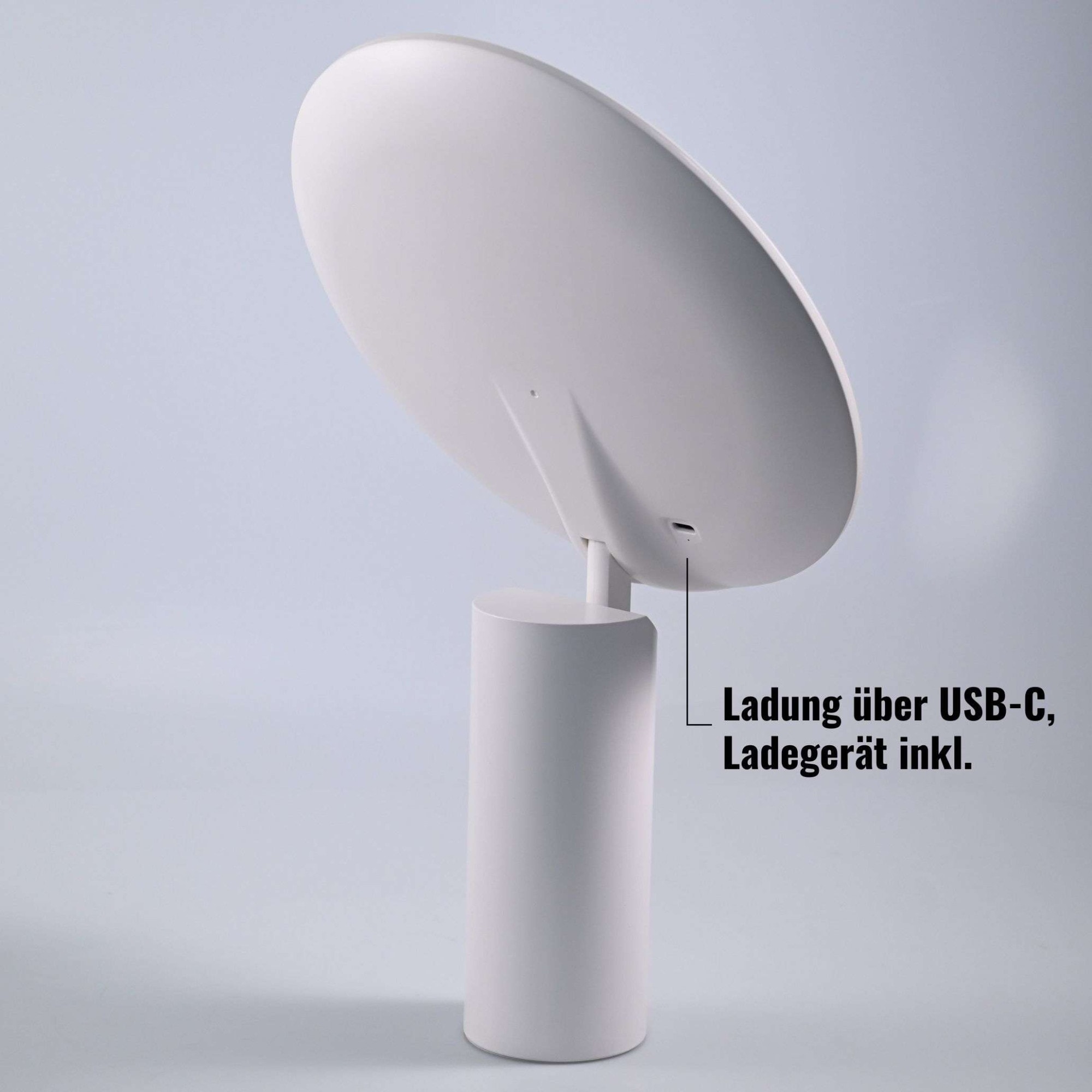 Loevschall Schminkspiegel »Bridget Kosmetikspiegel mit Licht, stufenlos dimmbar & Touch Steuerung« Kippbar, Lichtfarben wählbar, kabellos, ideal für Bad und Schlafzimmer