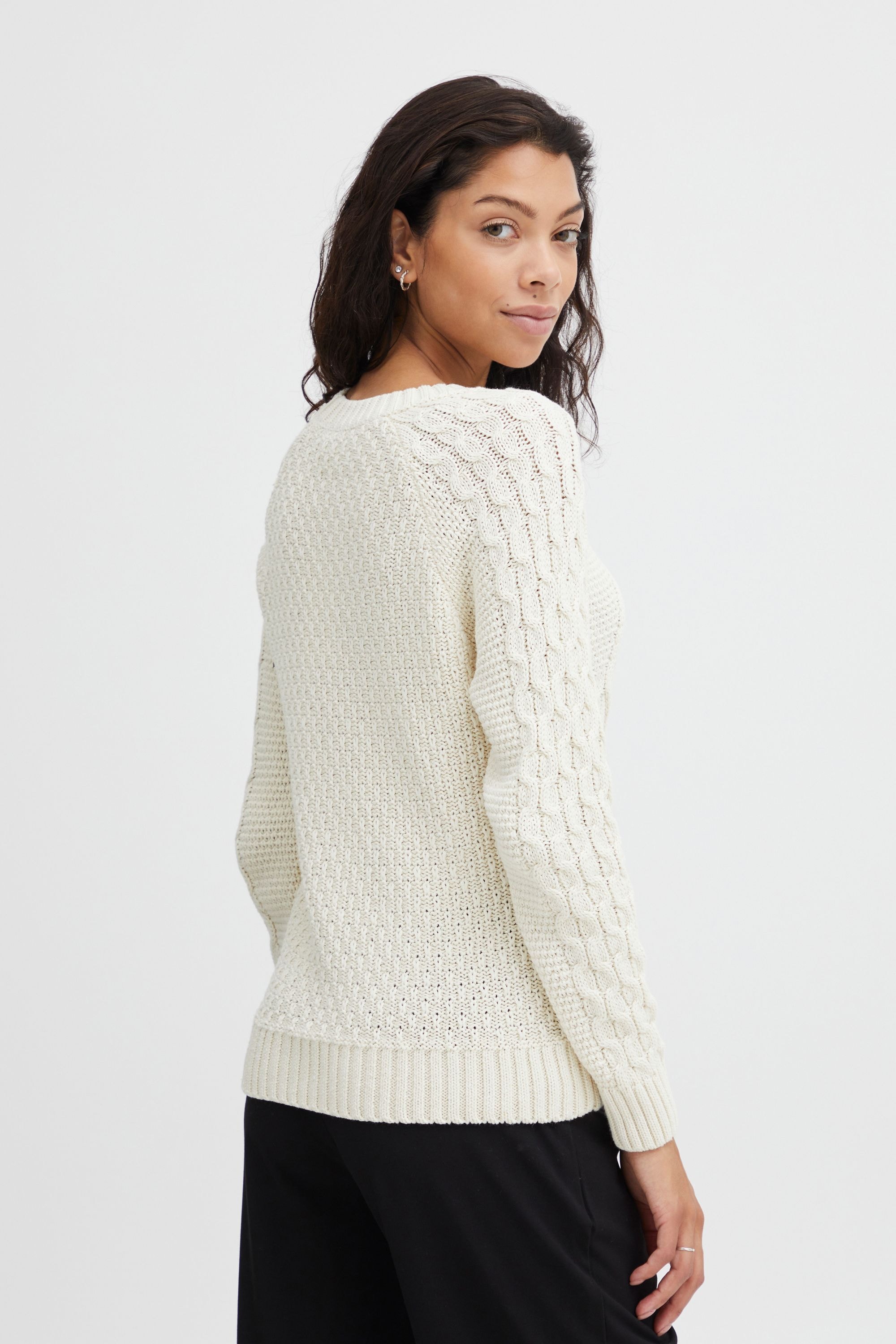 b.young Strickfleece-Pullover »Strickpullover BYOlgi«