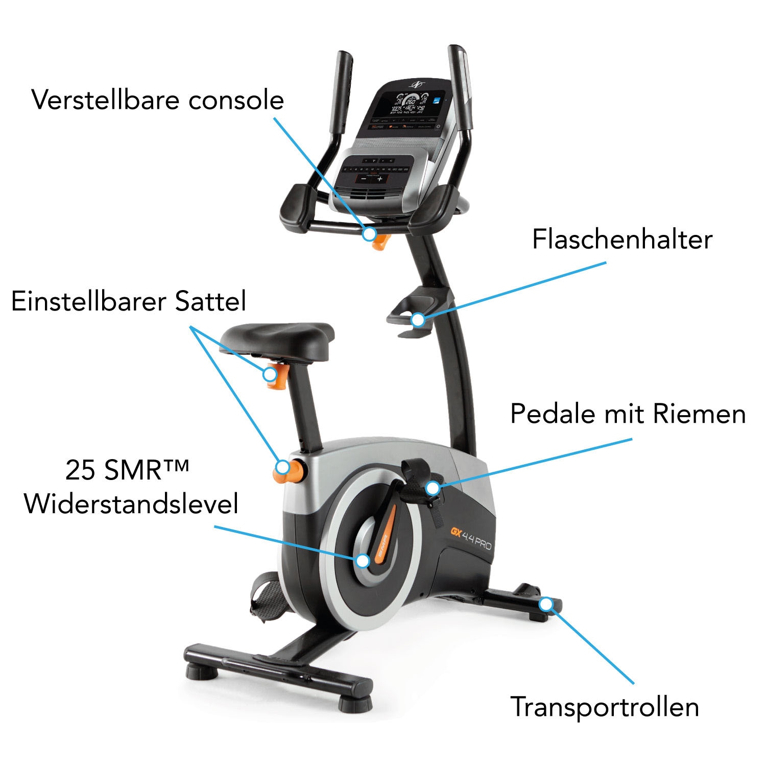 NordicTrack Heimtrainer »GX 4.4 Pro«, (mit integr. Lautsprechern)