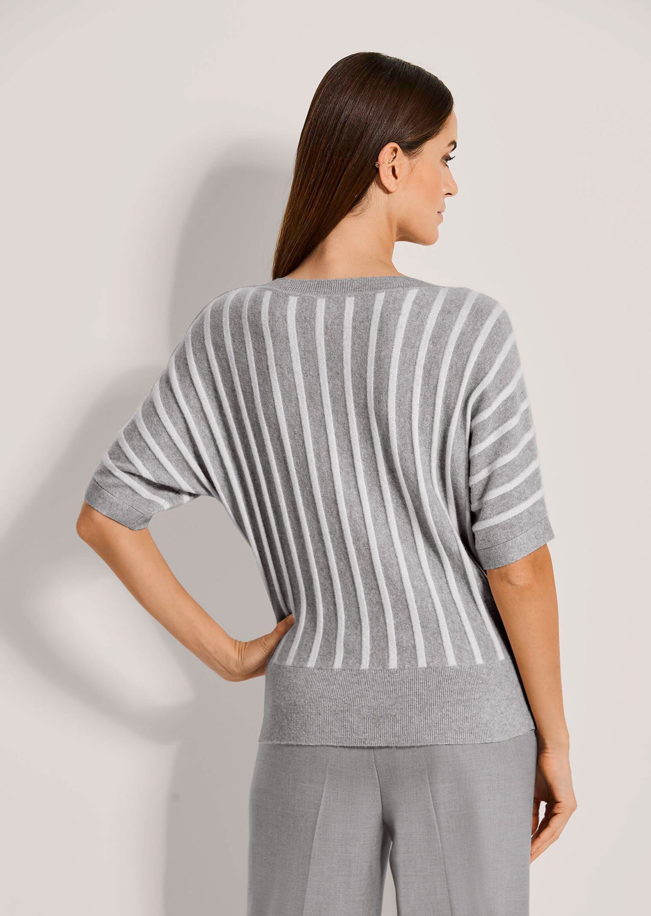 MADELEINE Longpullover »Pullover Sommerlicher Pullover mit Streifen«
