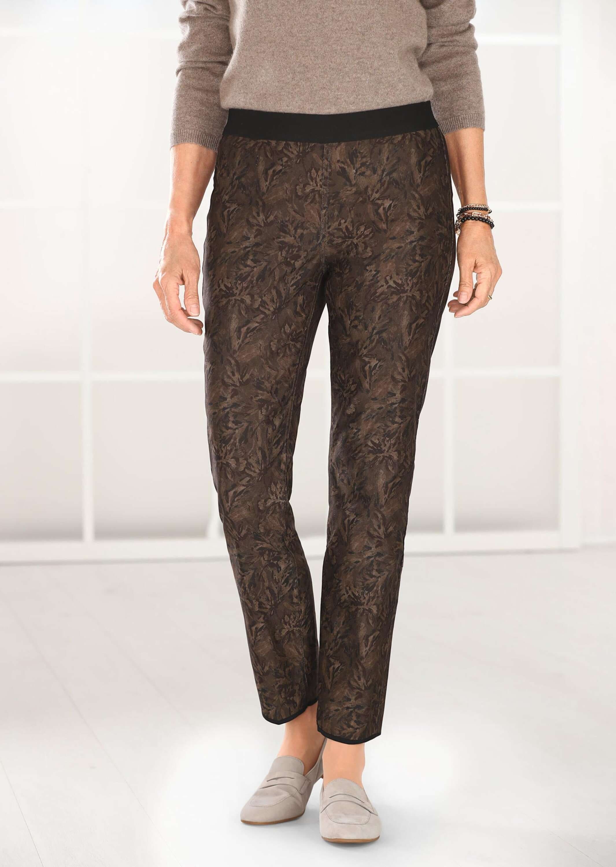 GOLDNER Chinos »Wendedruckhose Louisa Wendedruckhose Louisa«