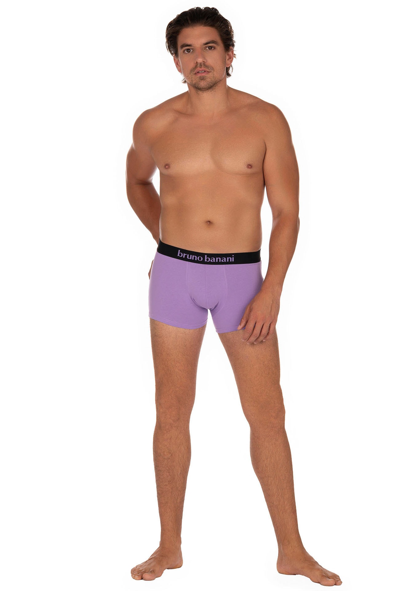 Bruno Banani Boxer, (2er Pack), mit kontrastreichem Logobund