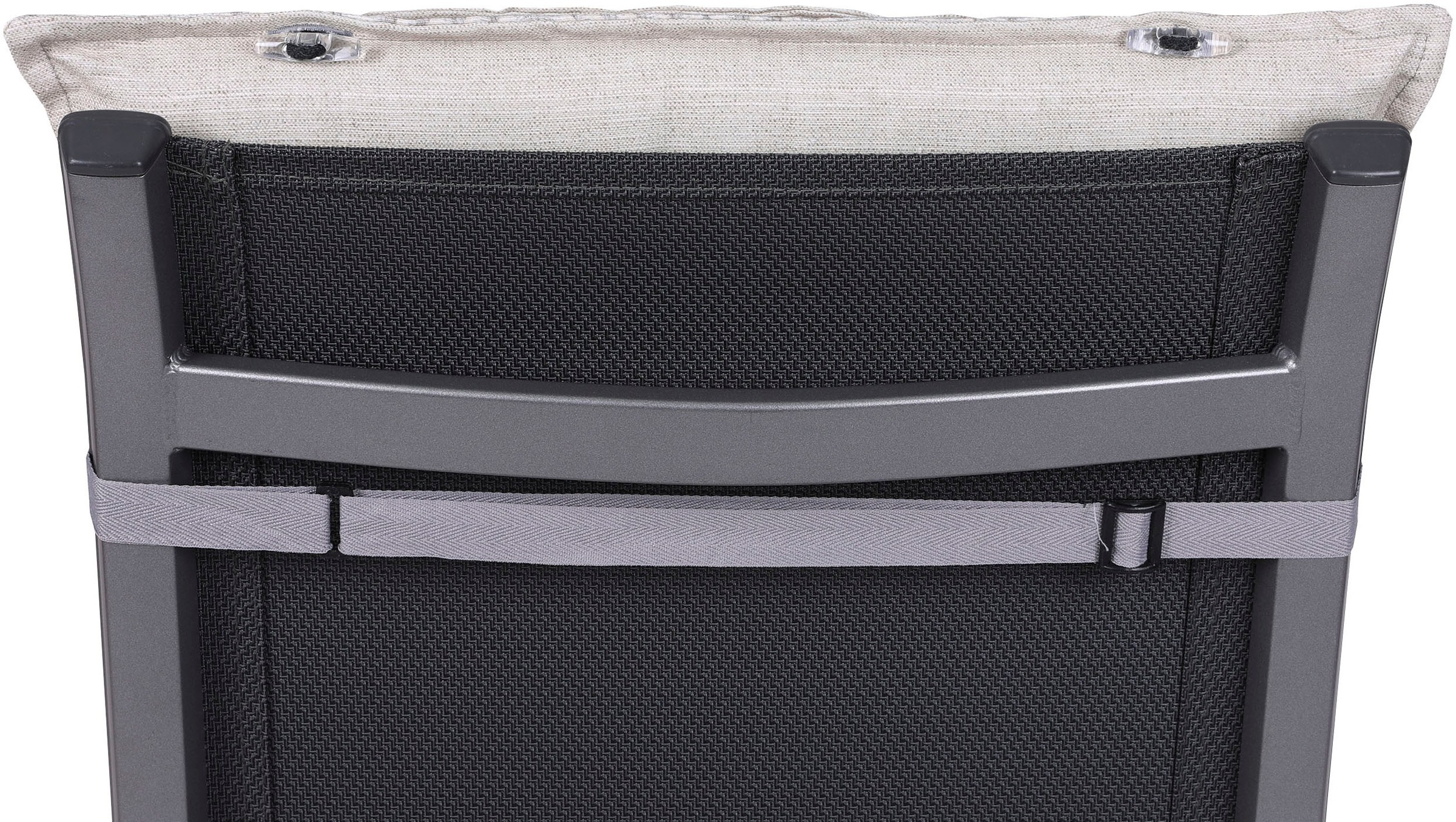 GO-DE Hochlehnerauflage Grafik Pfeile beige - Maße BxLxH ca.: 50 cm x 120 cm x 7 cm