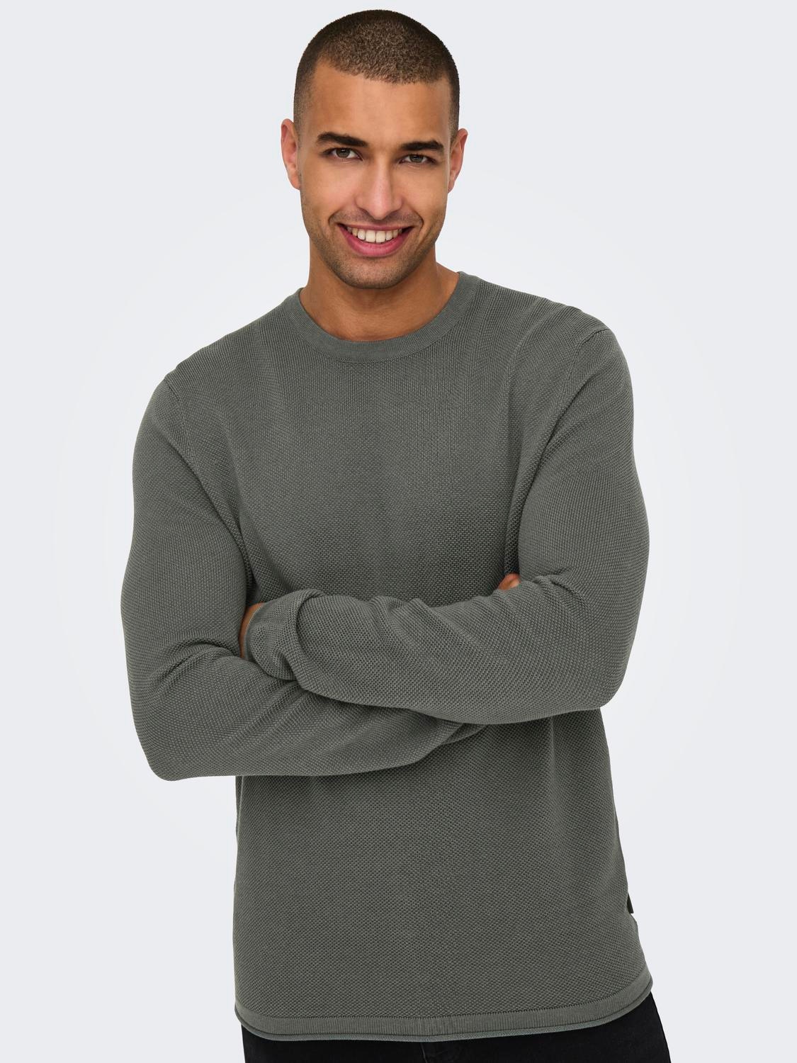 ONLY & SONS Strickpullover »ONSFELIX REG 12 CREW KNIT NOOS«